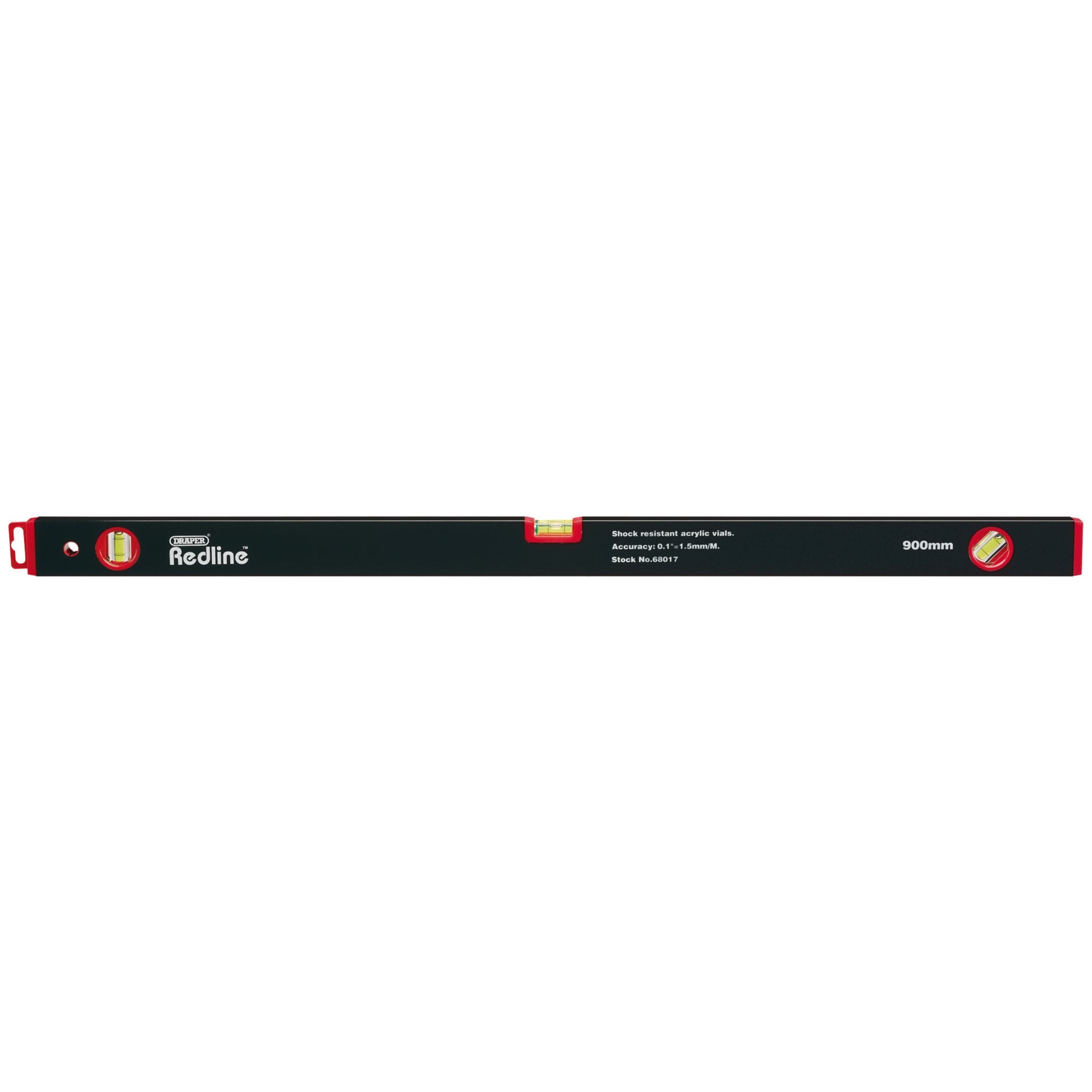 Draper-Redline®-Box-Spirit-Level,-900mm