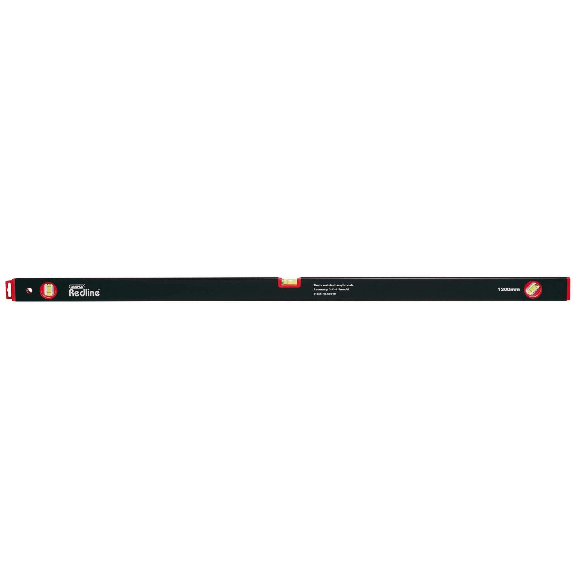 Draper-Redline®-Box-Spirit-Level,-1200mm