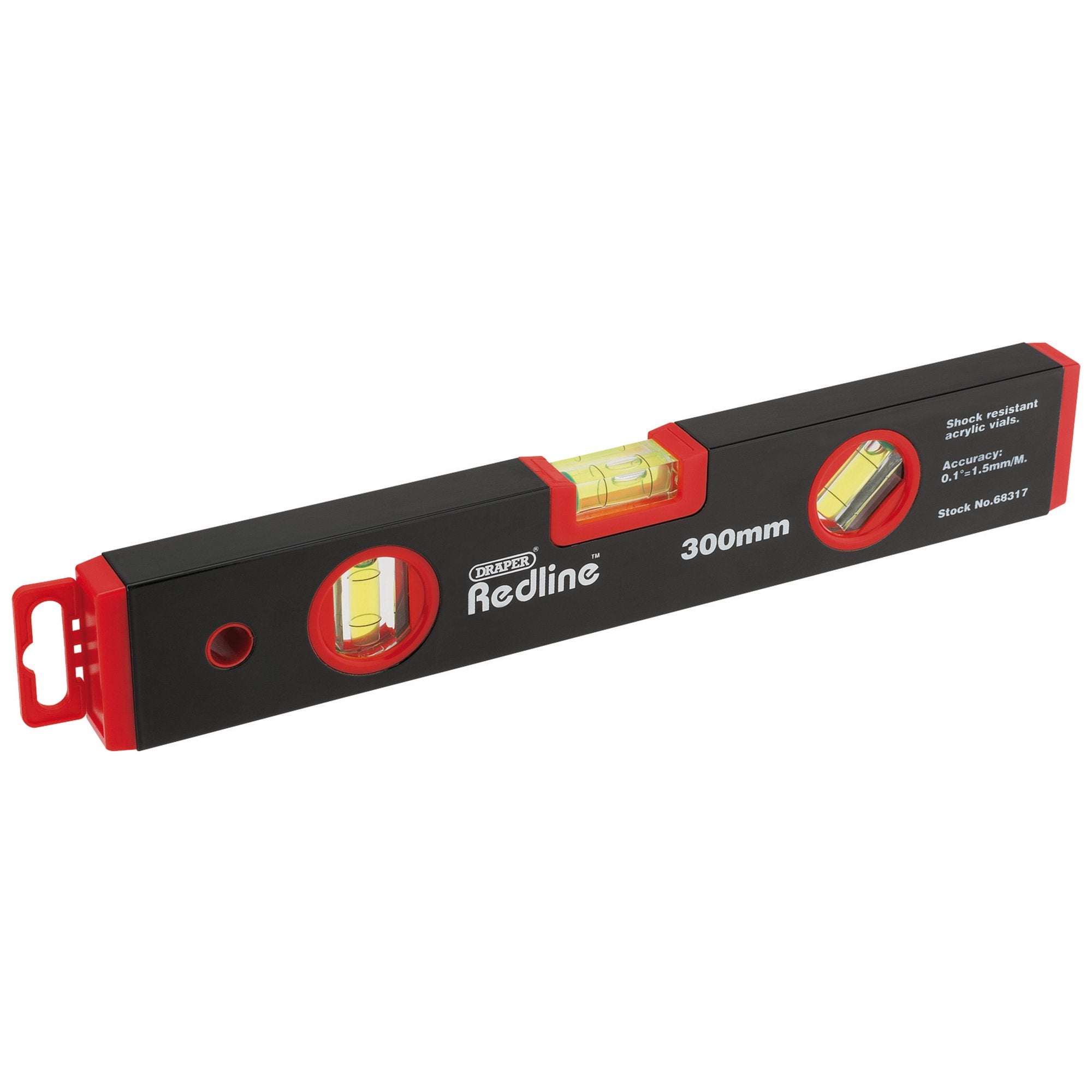 Draper-Redline®-Box-Spirit-Level,-300mm