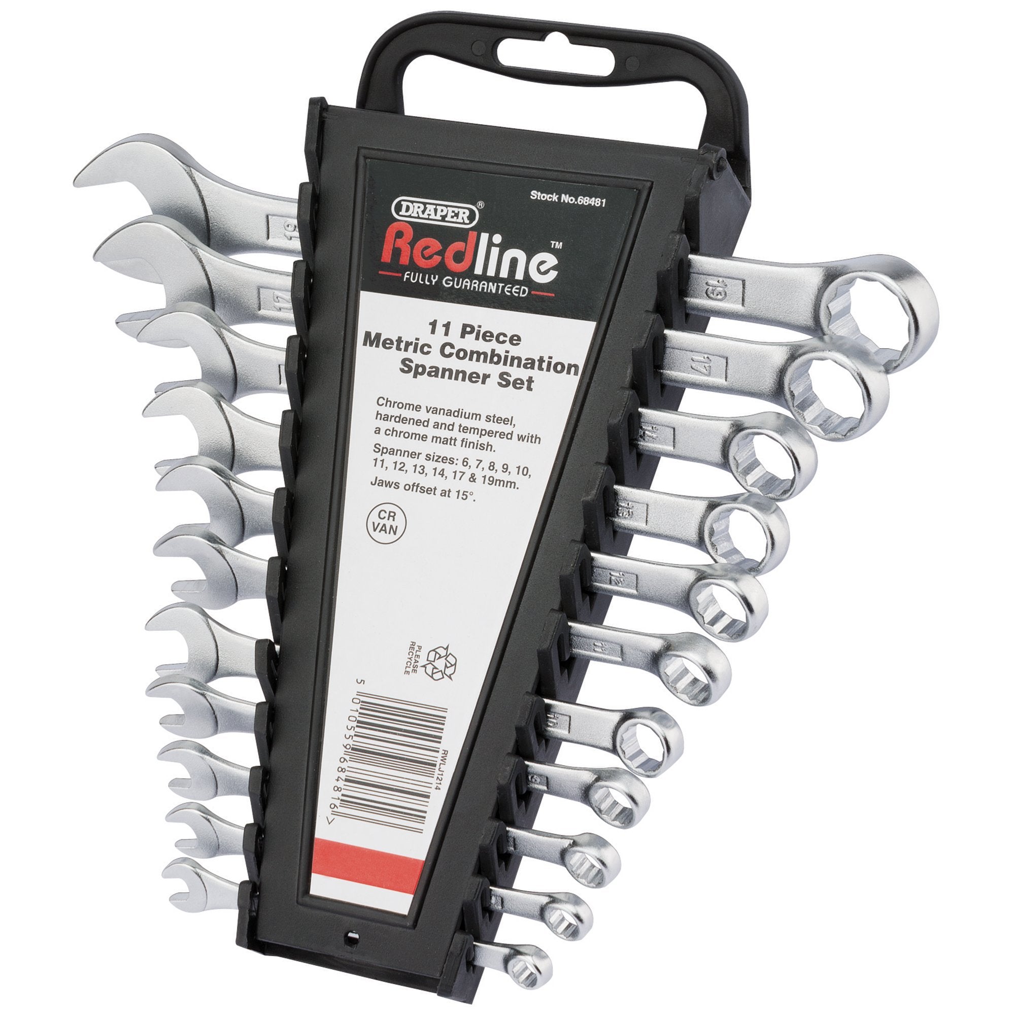 Draper-Redline®-Metric-Combination-Spanner-Set-(11-Piece)