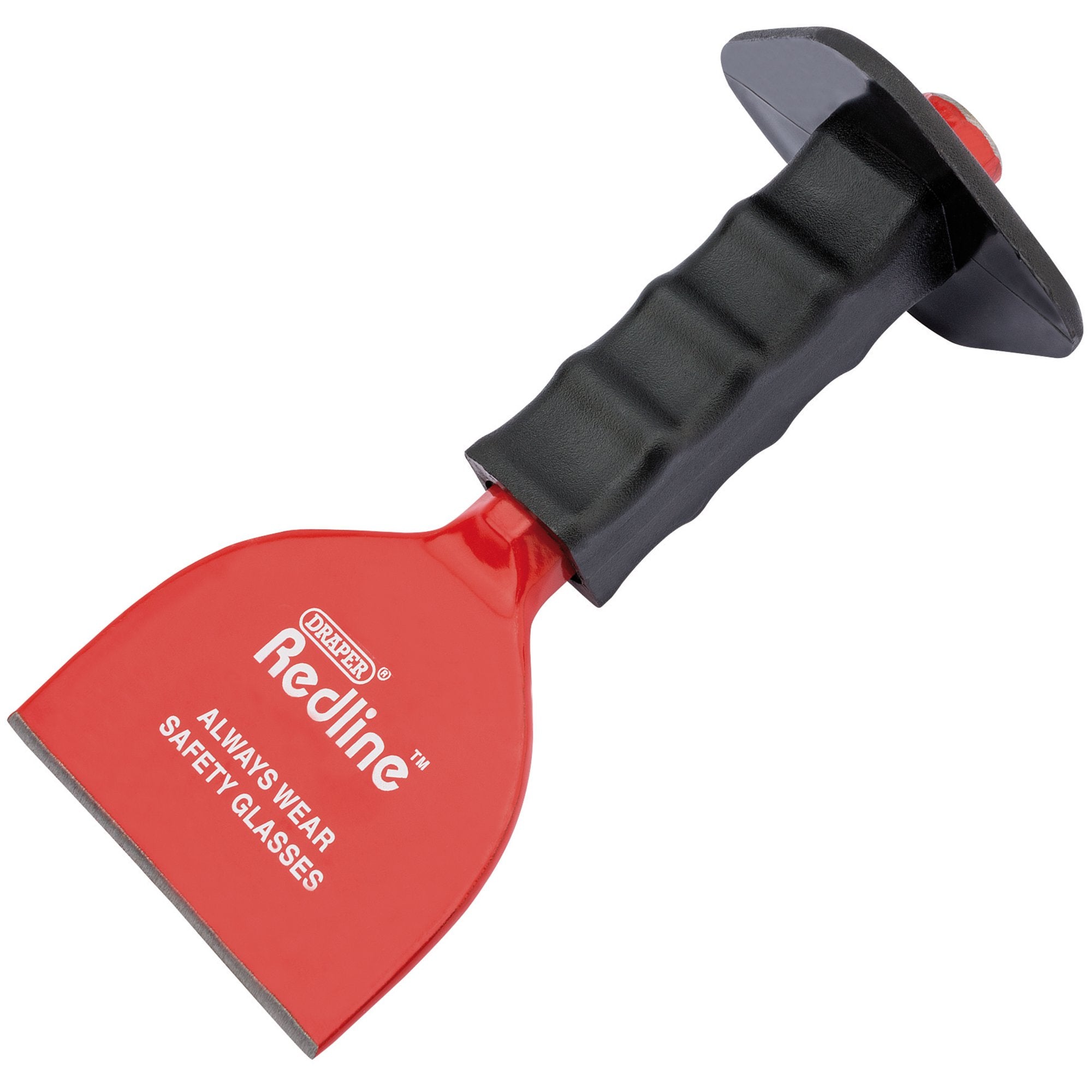 Draper-Redline®-Brick-Bolster-with-Hand-Guard,-100-x-220mm