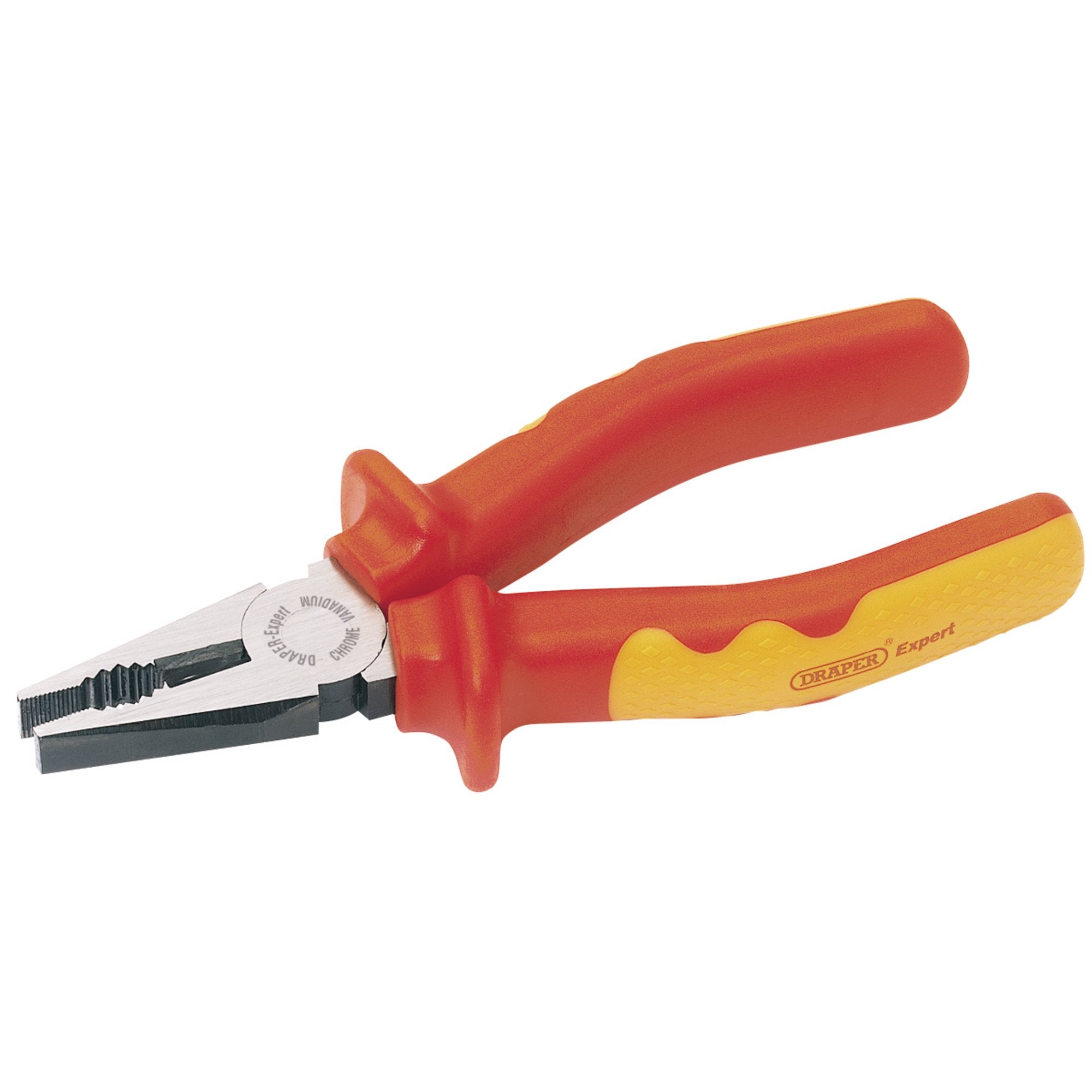 Draper-Expert-VDE-Approved-Fully-Insulated-Combination-Pliers,-160mm