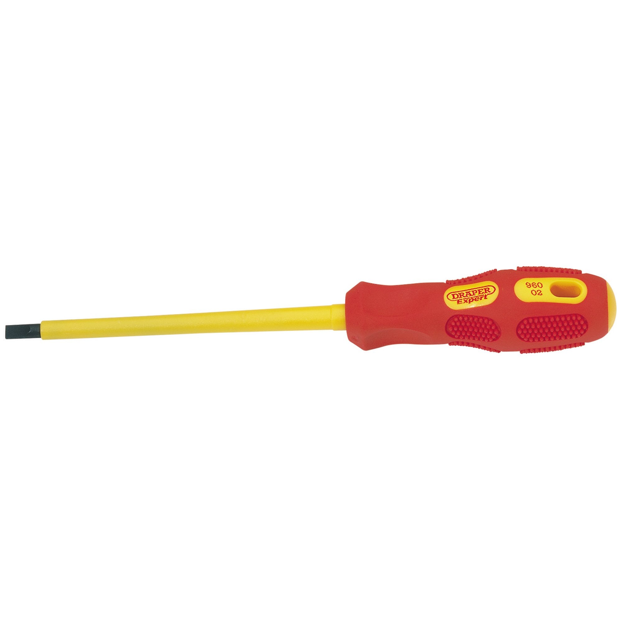 VDE-Approved-Fully-Insulated-Plain-Slot-Screwdriver,-5.5-x-125mm-(Sold-Loose)