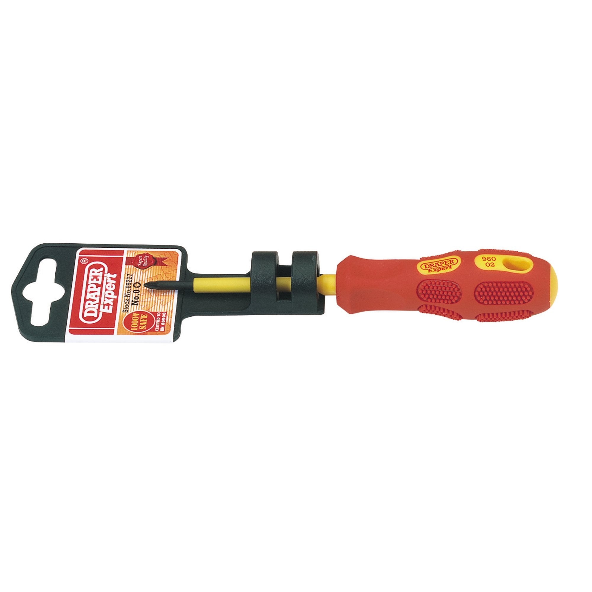 VDE-Approved-Fully-Insulated-PZ-TYPE-Screwdriver,-No.0-x-60mm