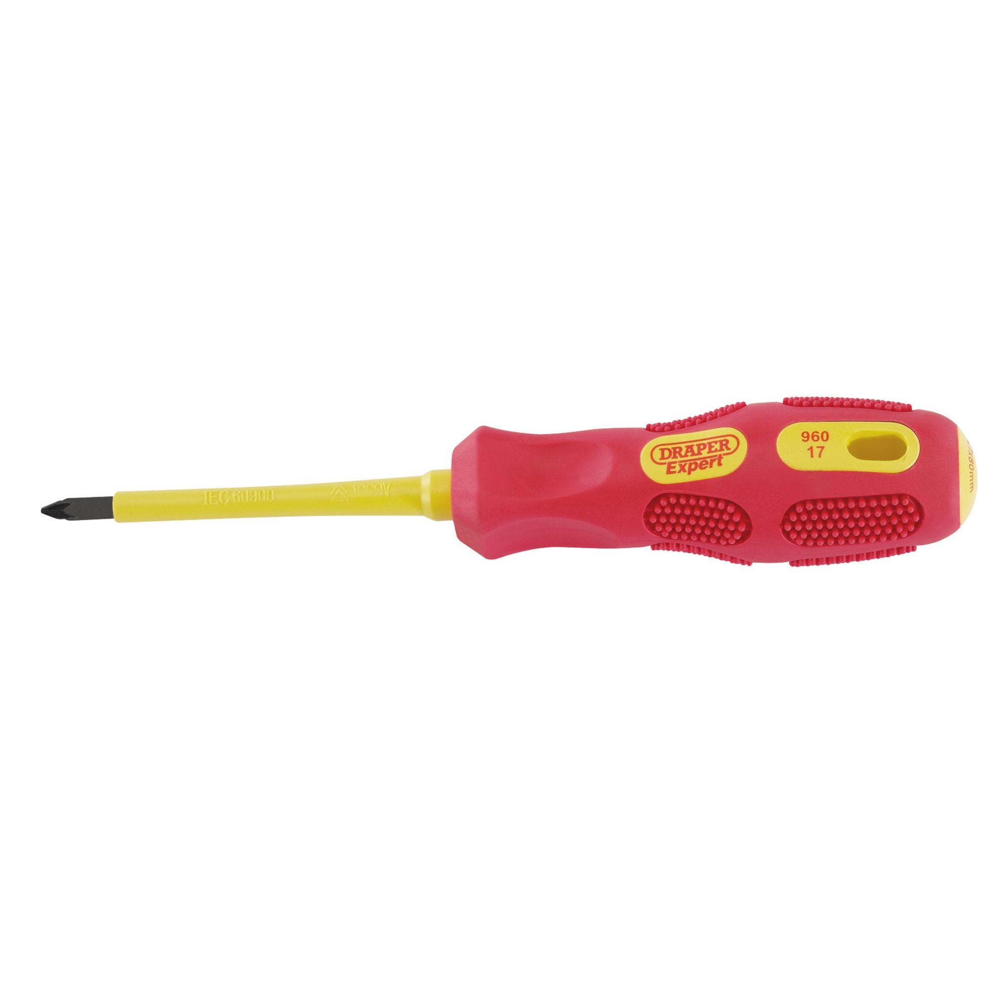VDE-Approved-Fully-Insulated-PZ-TYPE-Screwdriver,-No.1-x-80mm