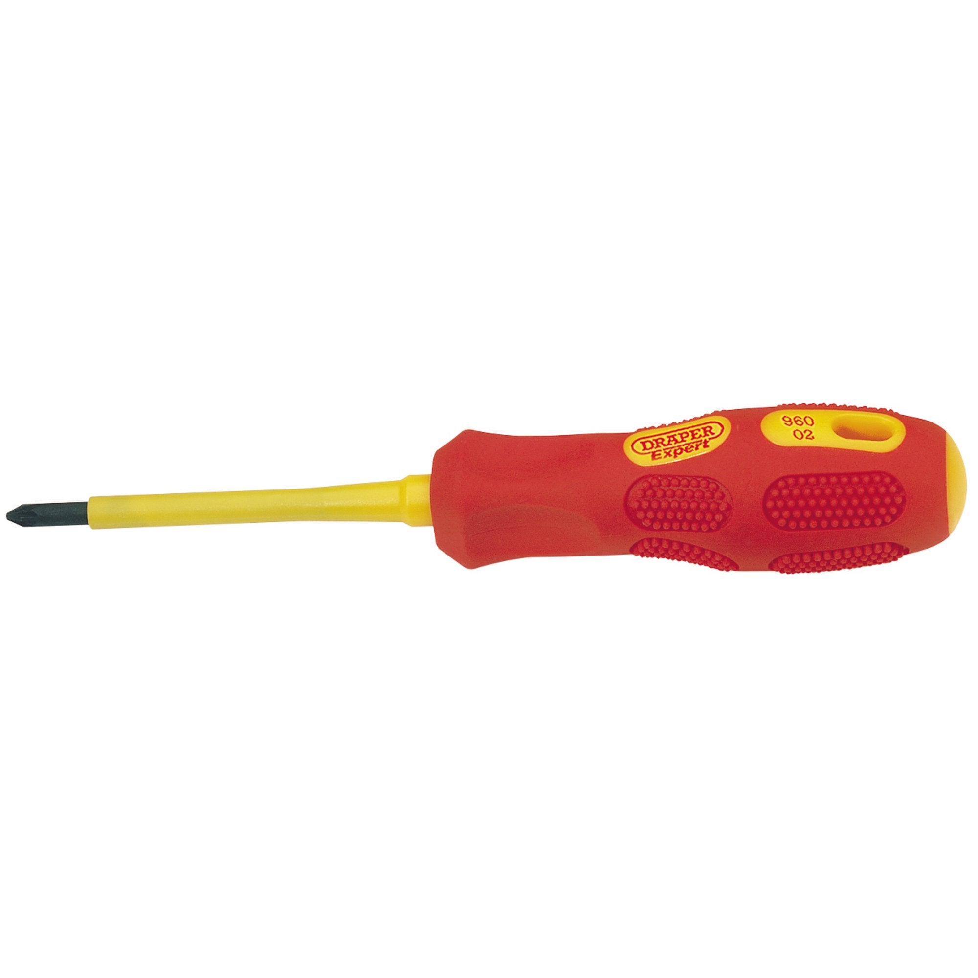 VDE-Approved-Fully-Insulated-PZ-TYPE-Screwdriver,-No.1-x-80mm-(Sold-Loose)