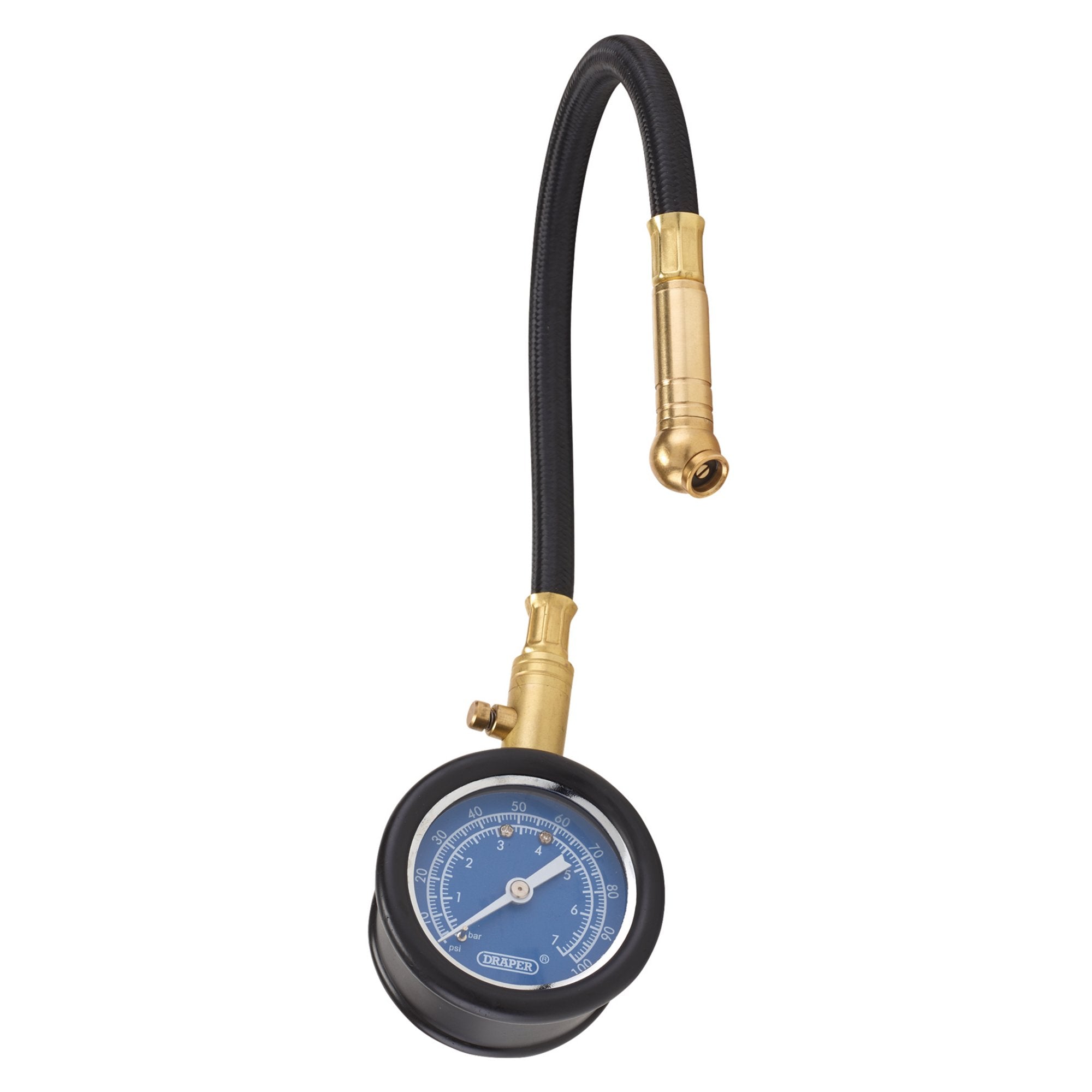 Tyre-Pressure-Gauge-with-Flexible-Hose