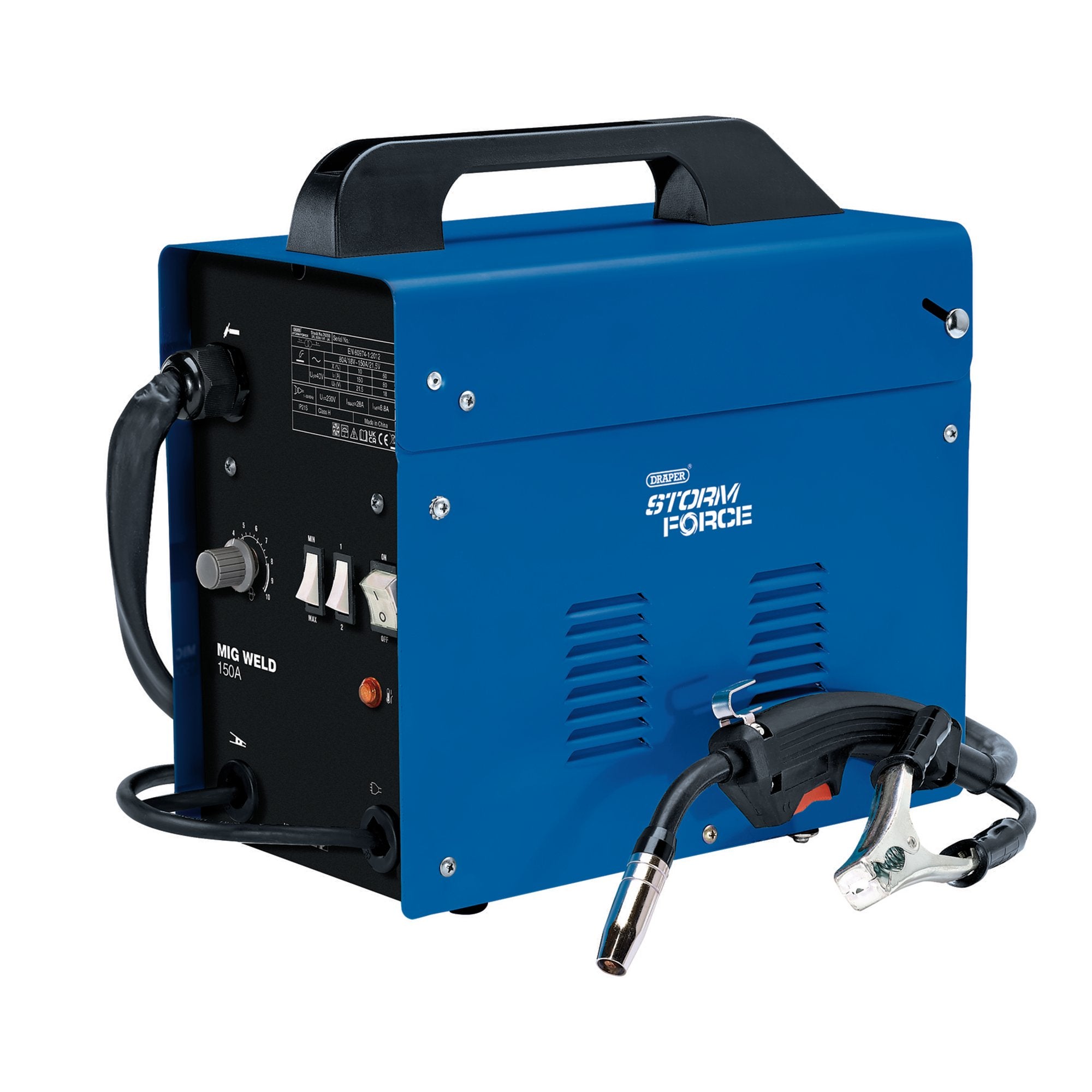 Draper-Storm-Force®-Gasless-MIG-Welder,-150A