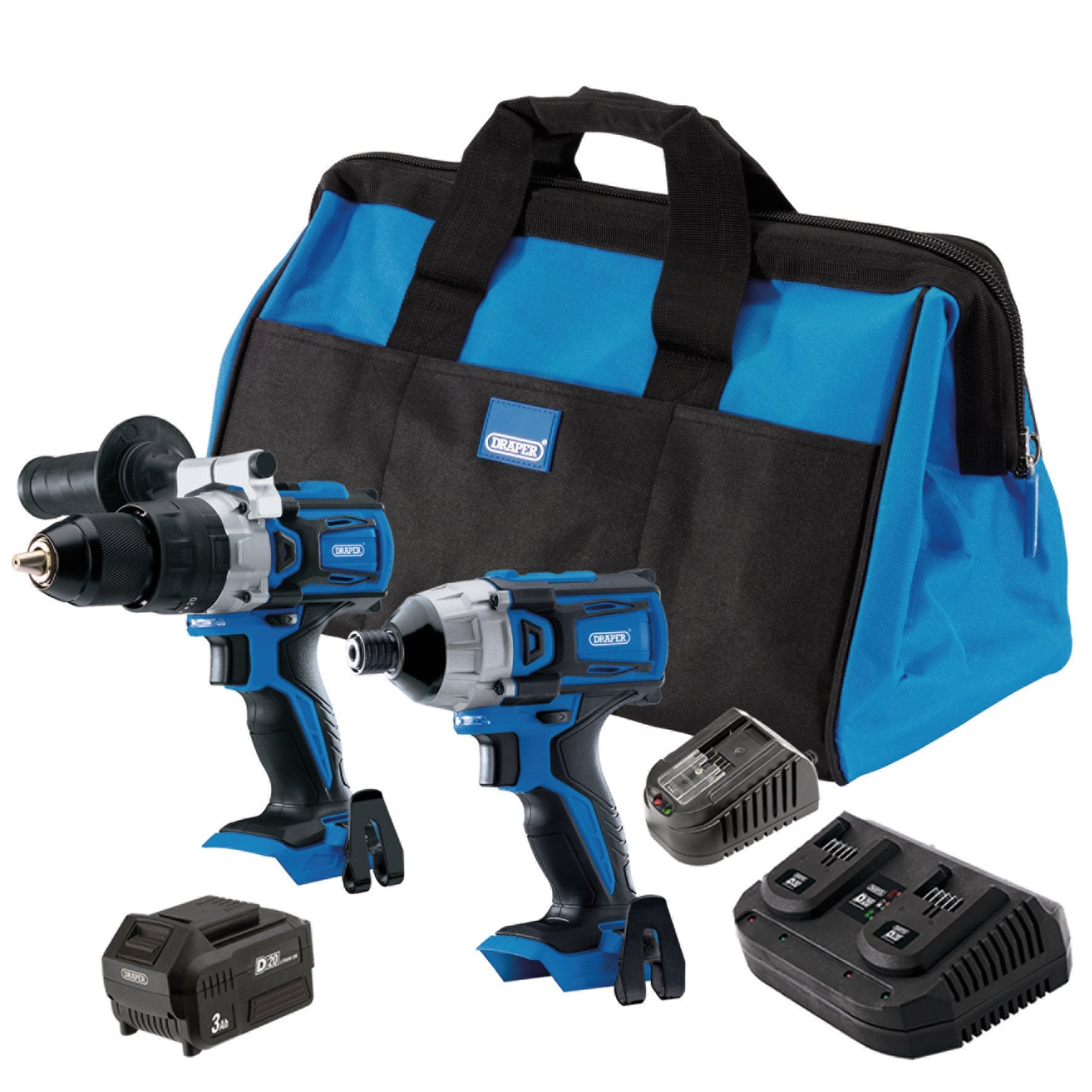 D20-20V-Combi/Driver-Kit,-1-x-4.0Ah-Battery,-1-x-3.0Ah-Battery,-1-x-Charger