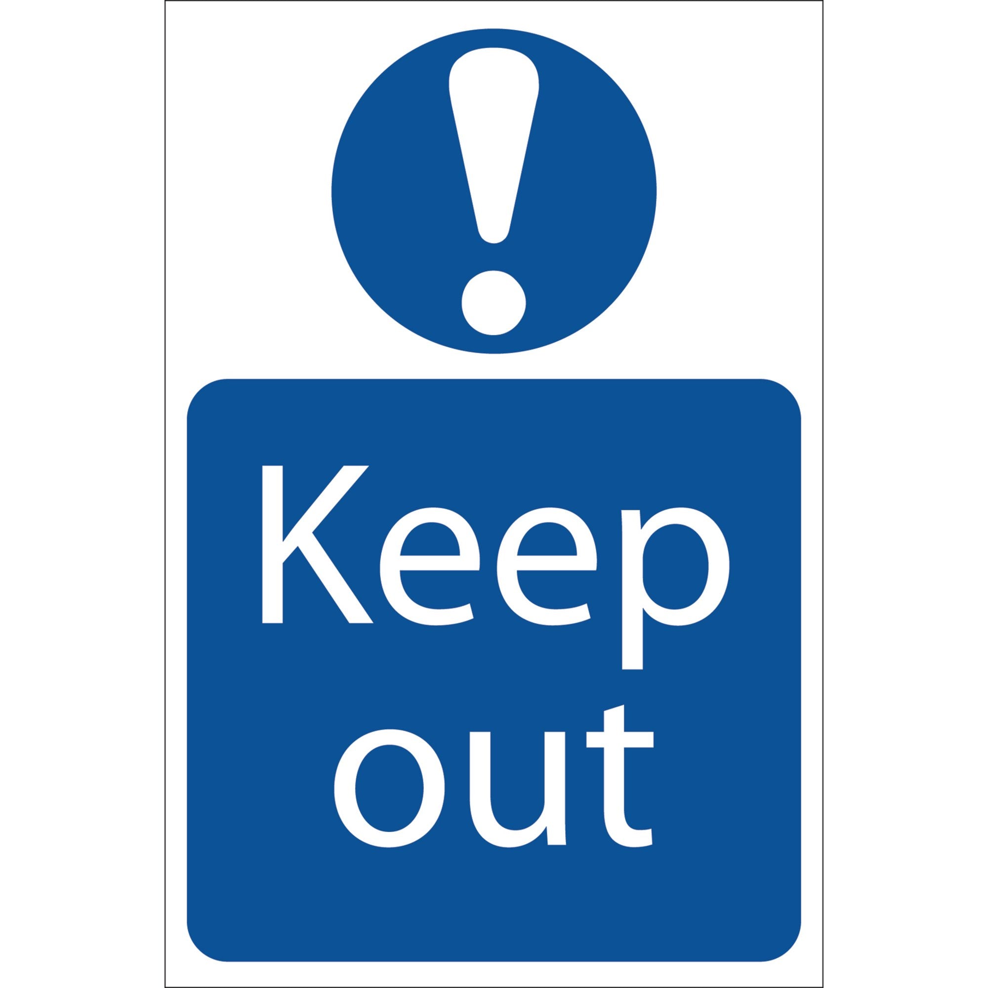 Keep-Out'-Mandatory-Sign,-200-x-300mm