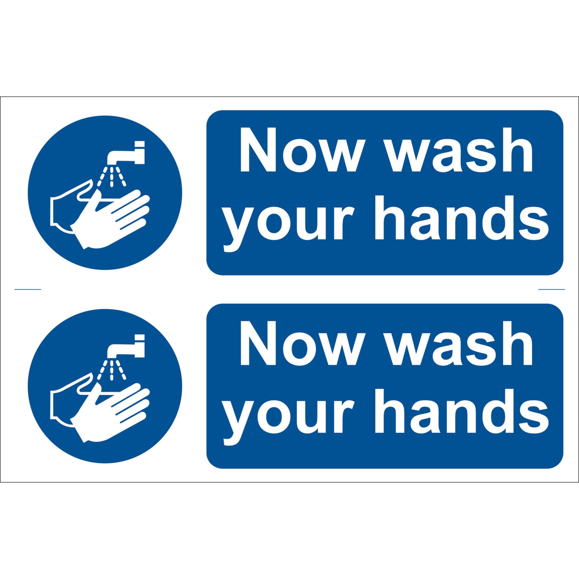 Wash-Your-Hands'-Mandatory-Sign-(Pack-of-2)