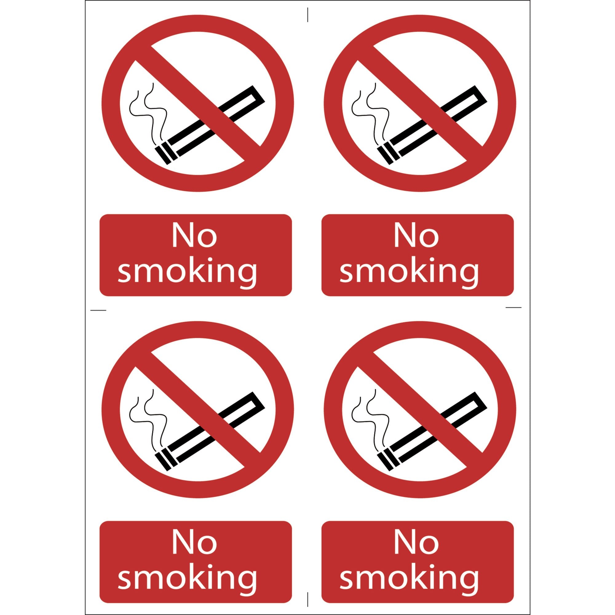 No-Smoking'-Prohibition-Sign-(Pack-of-4)