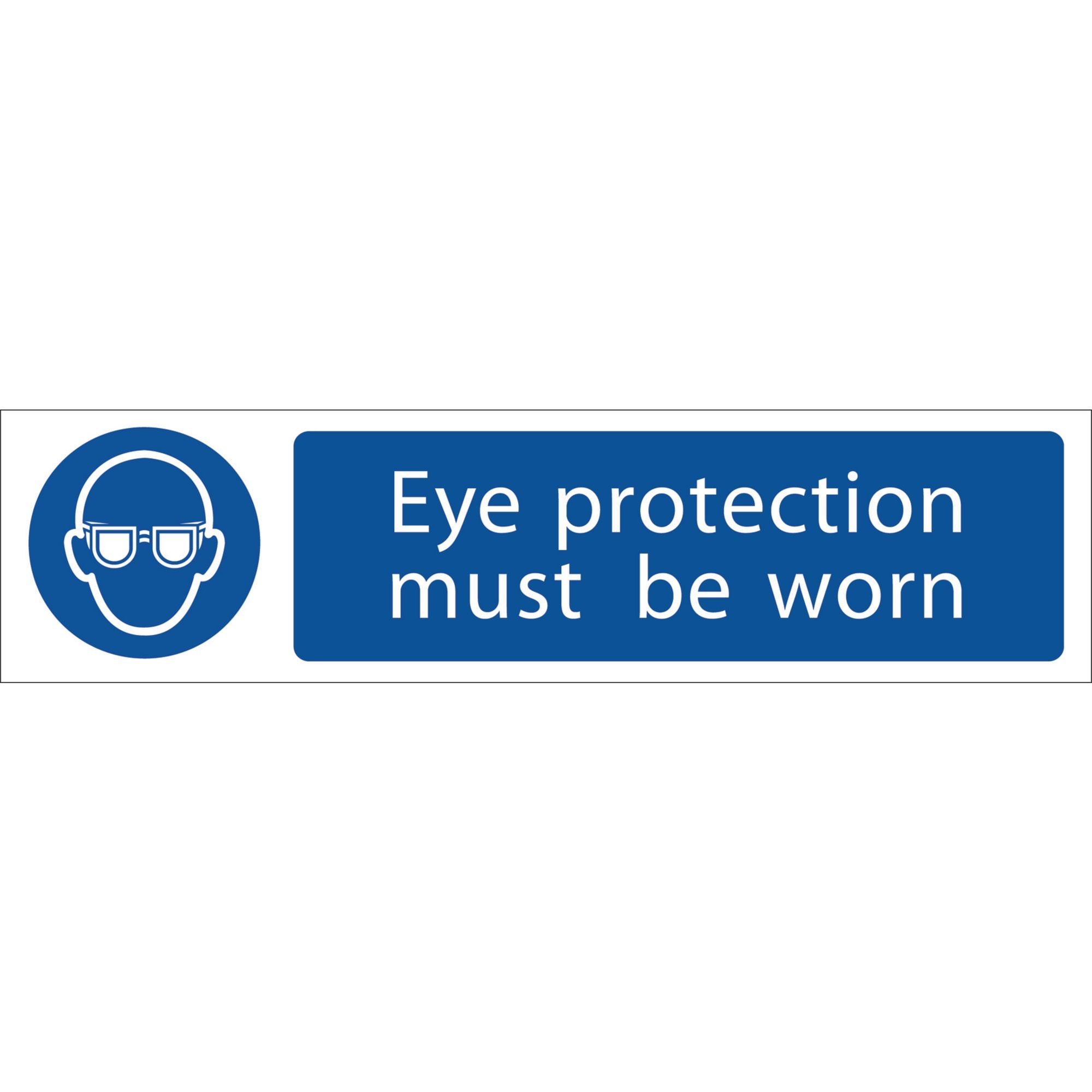 Eye-Protection'-Mandatory-Sign,-200-x-50mm
