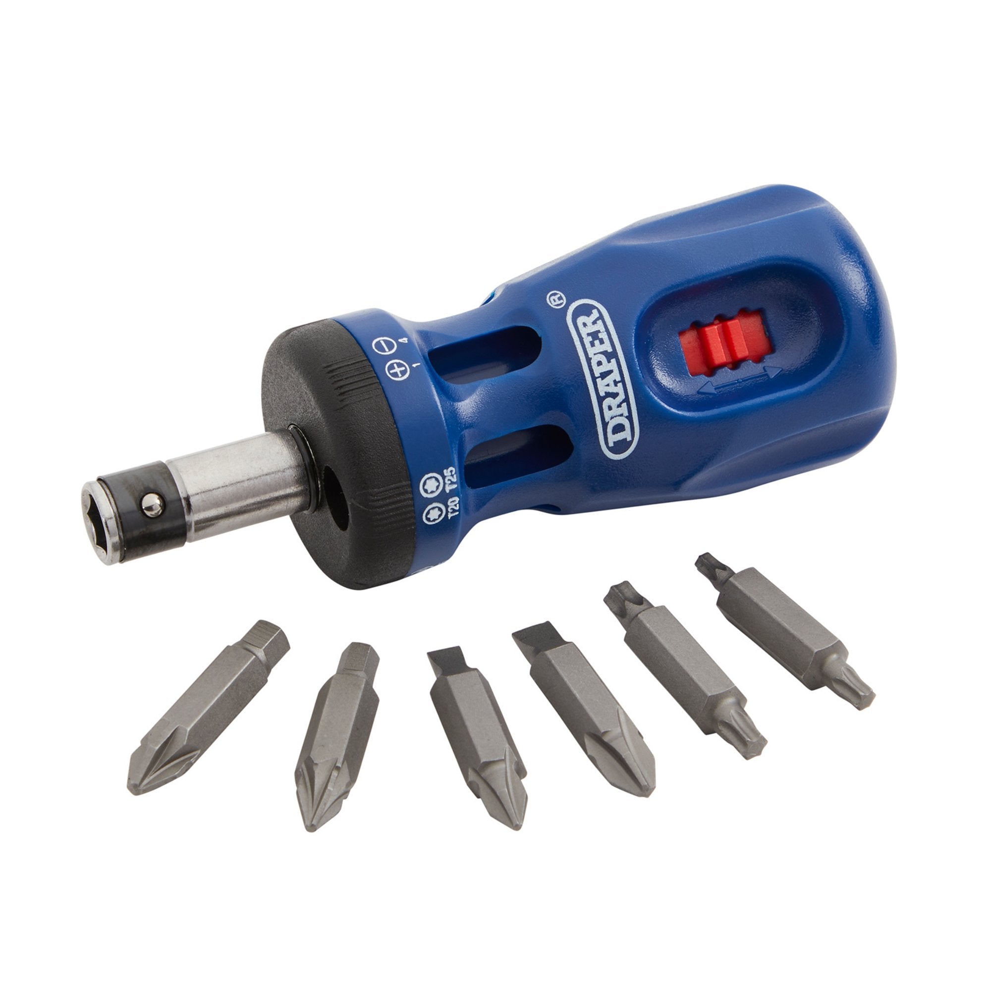 Stubby-Ratchet-Screwdriver-and-Bit-Sets-Countertop-Display-(24-Piece)