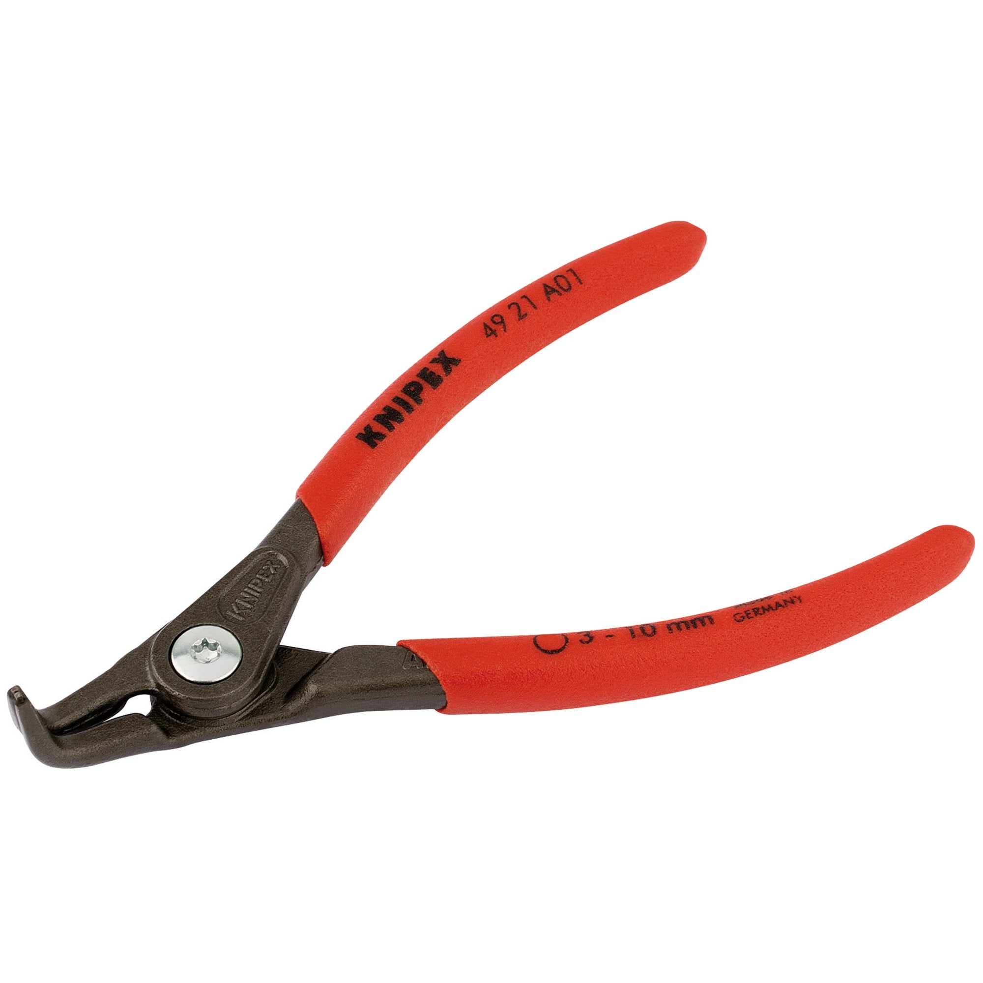 KNIPEX-49-21-A01-90°-External-Straight-Tip-Circlip-Pliers,-3---10mm-Capacity,-130mm
