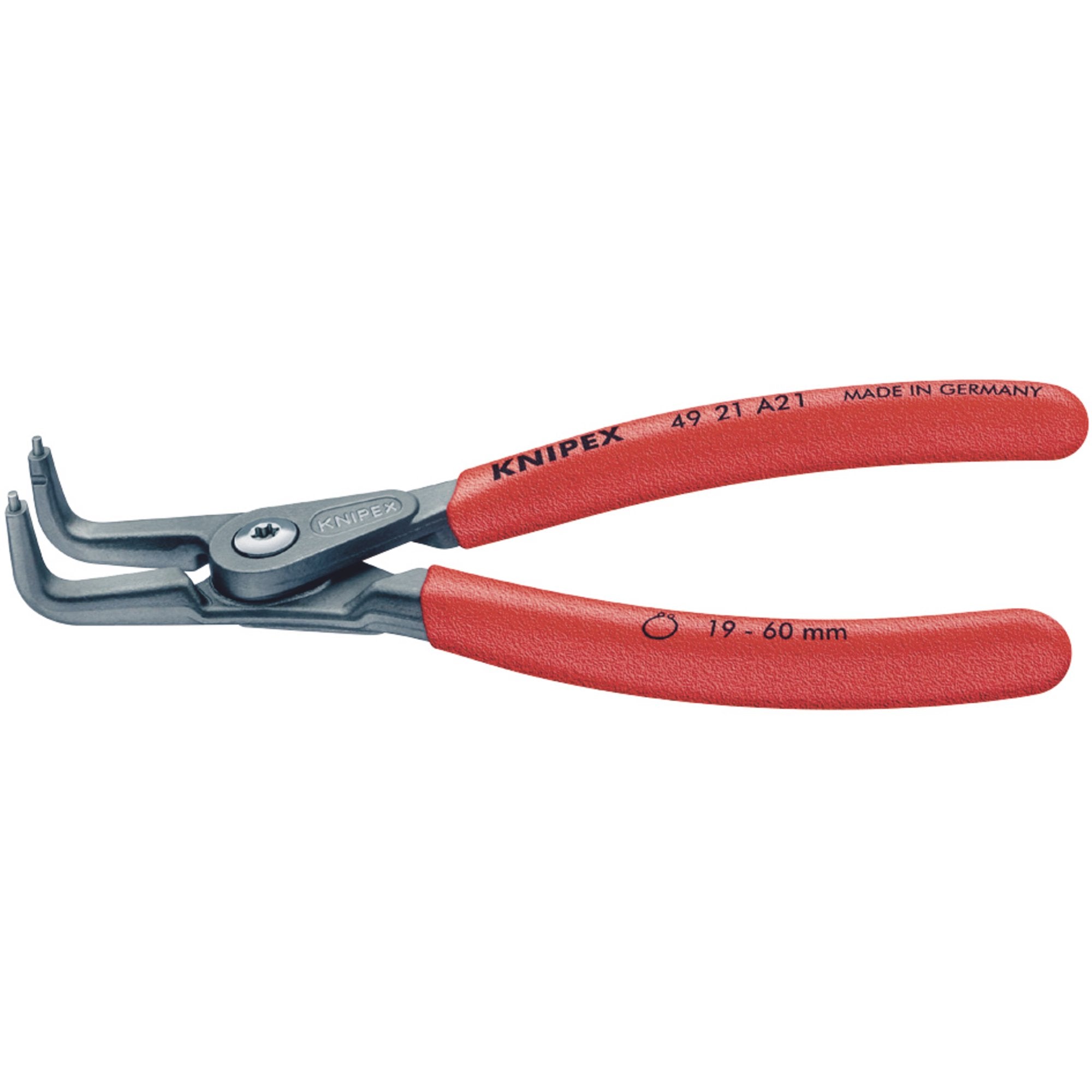 KNIPEX-49-21-A21-90°-External-Straight-Tip-Circlip-Pliers,-19---60mm-Capacity,-165mm