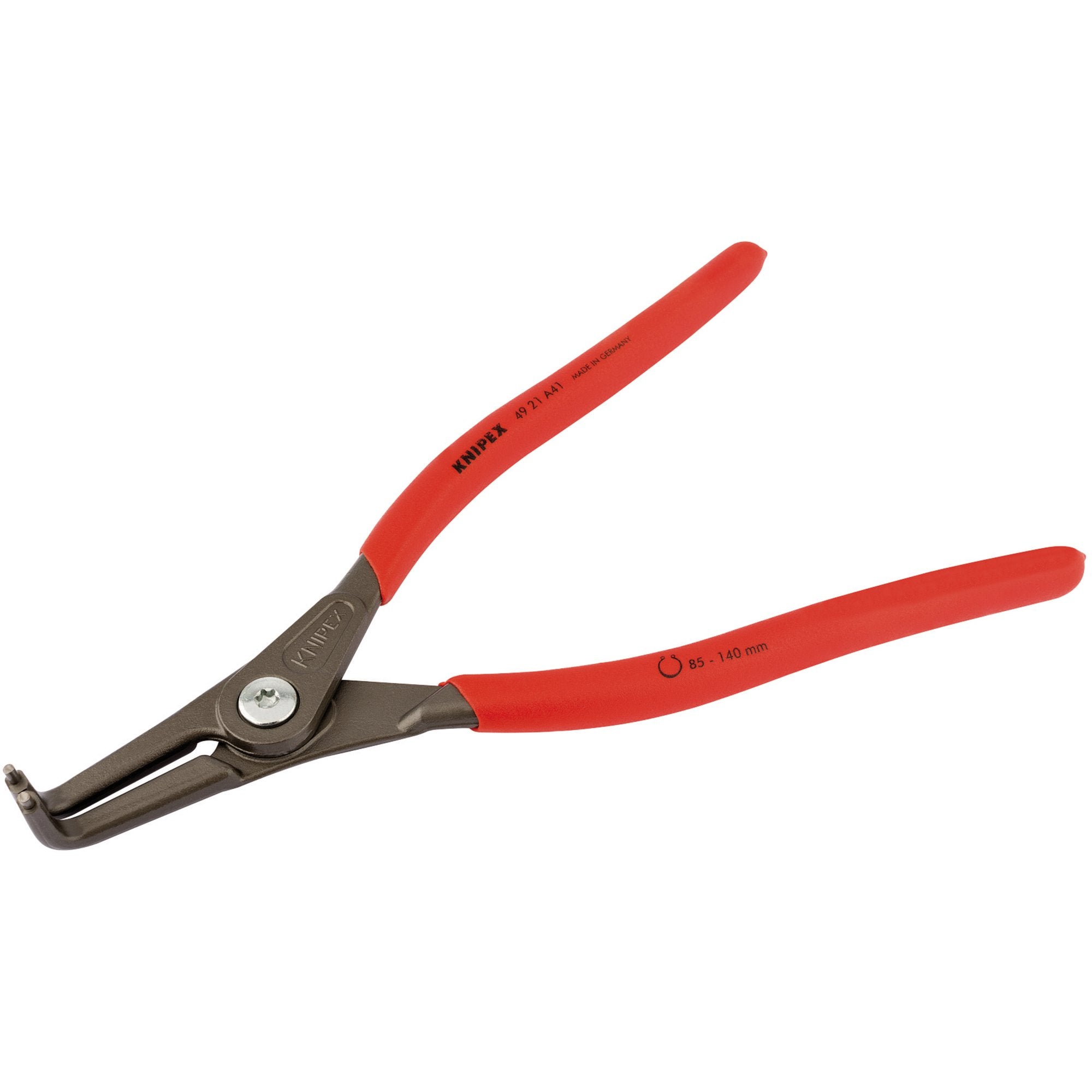 KNIPEX-49-21-A41-90°-External-Straight-Tip-Circlip-Pliers,-85---140mm-Capacity,-305mm