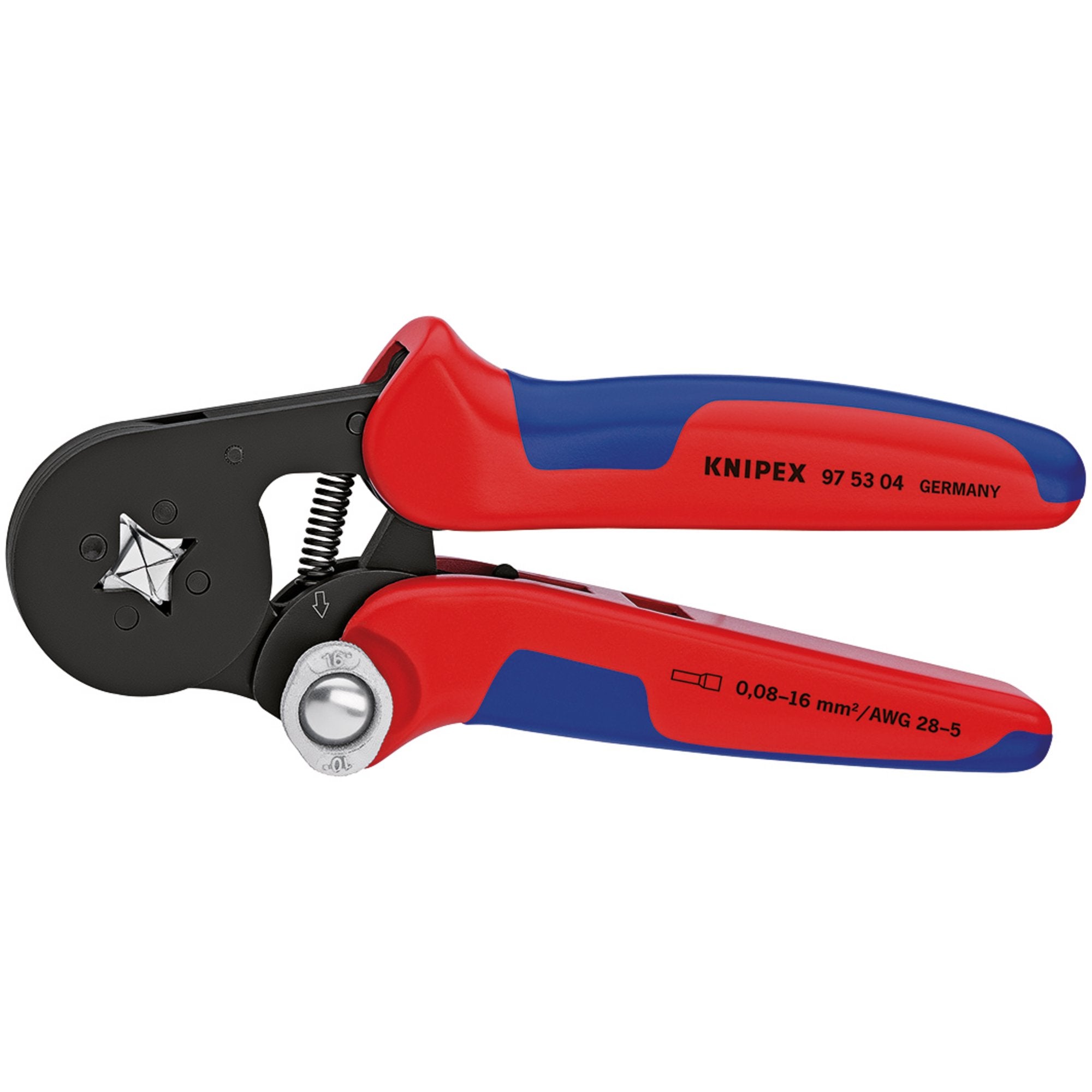 KNIPEX-97-53-04SBE-Self-Adjusting-Ferrule-Crimping-Pliers