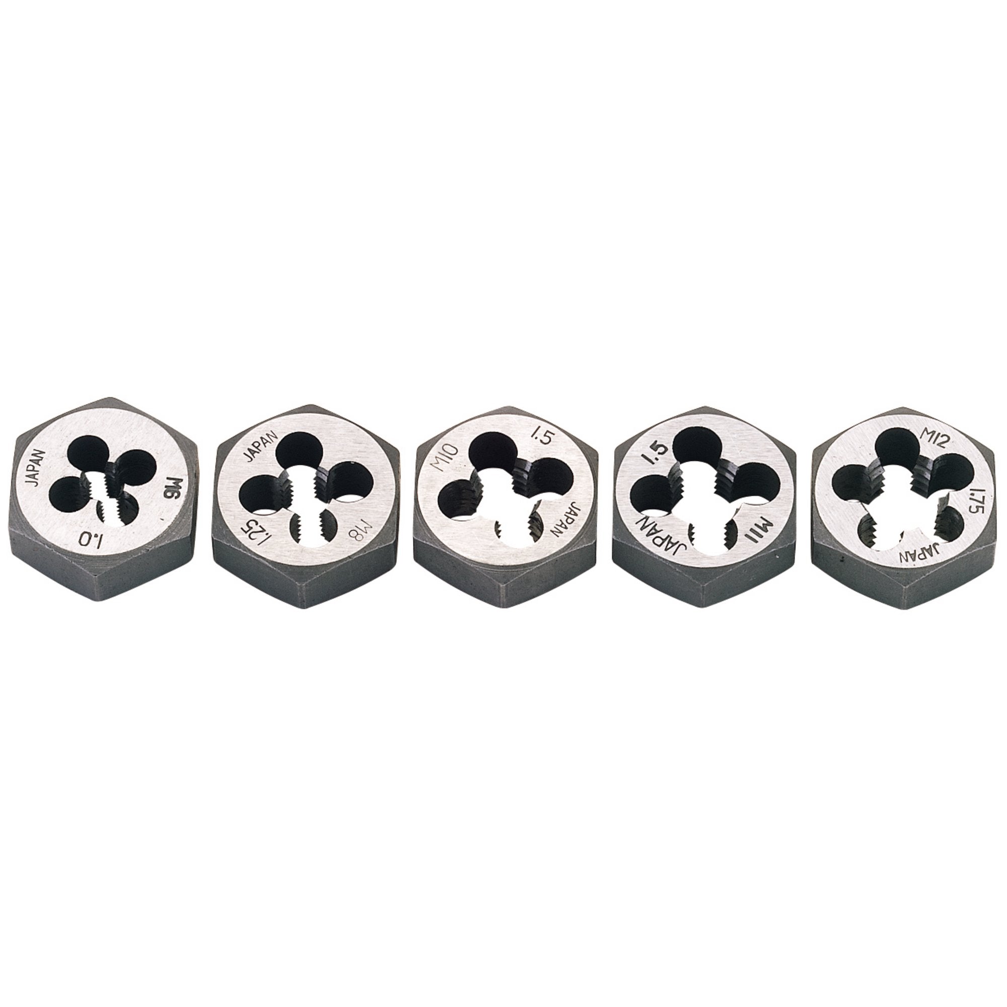 Metric-Hexagon-Die-Nut-Set-(5-Piece)