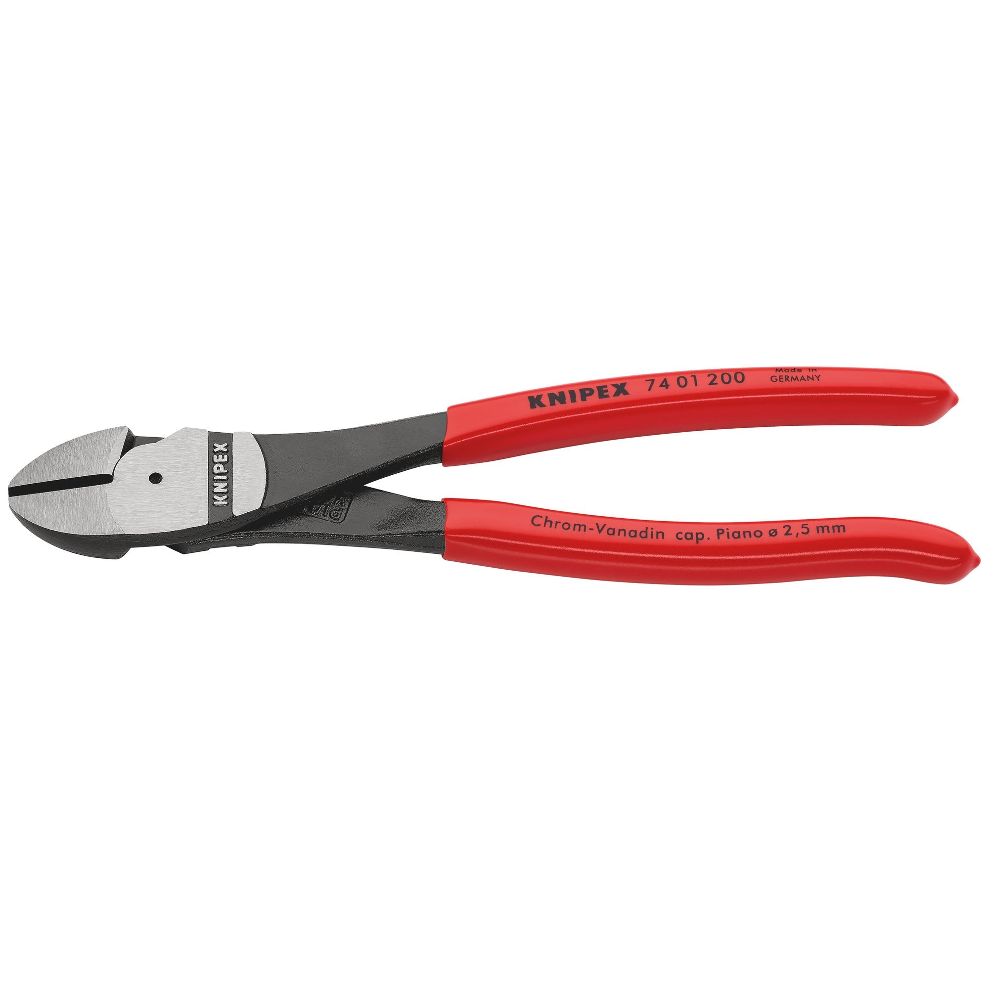 KNIPEX-74-01-200-SBE-High-Leverage-Diagonal-Cutter,-200mm