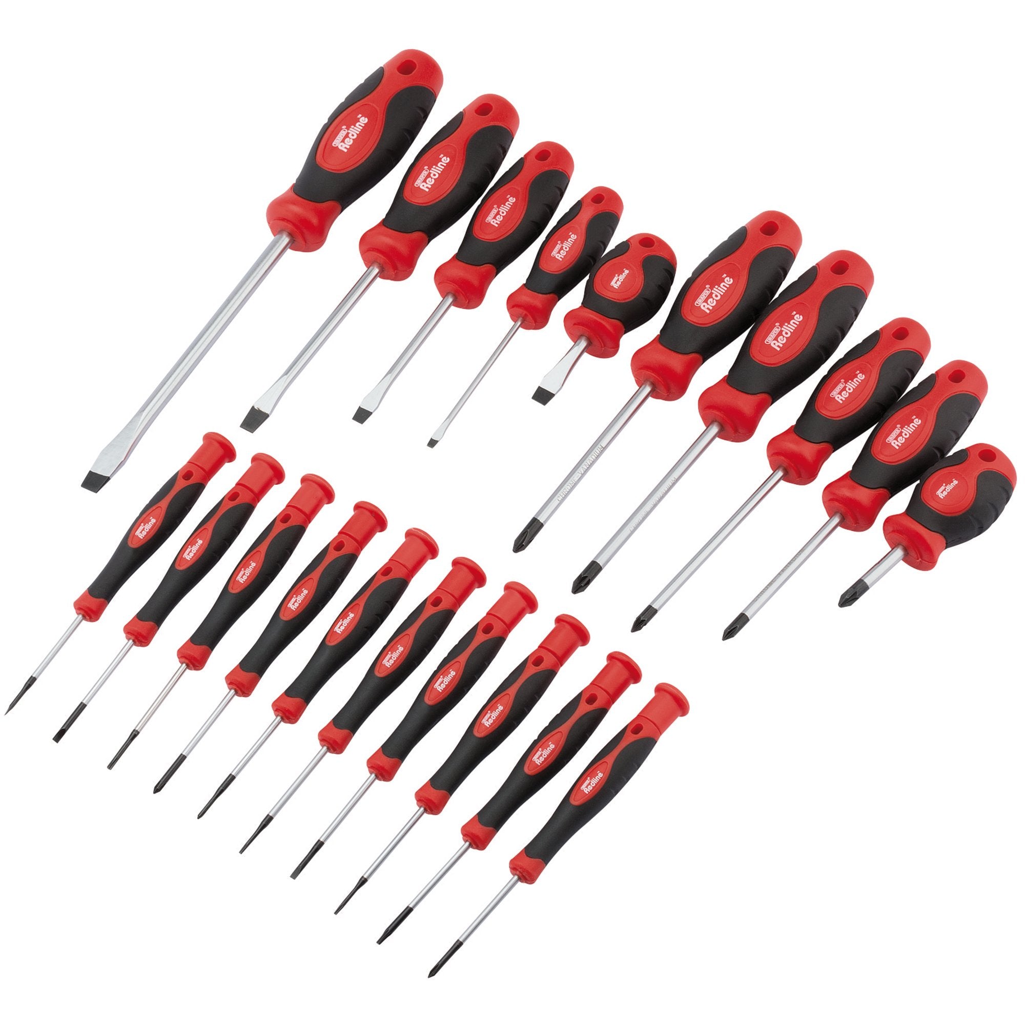 Draper-Redline®-Soft-Grip-Screwdriver-Set-(20-Piece)