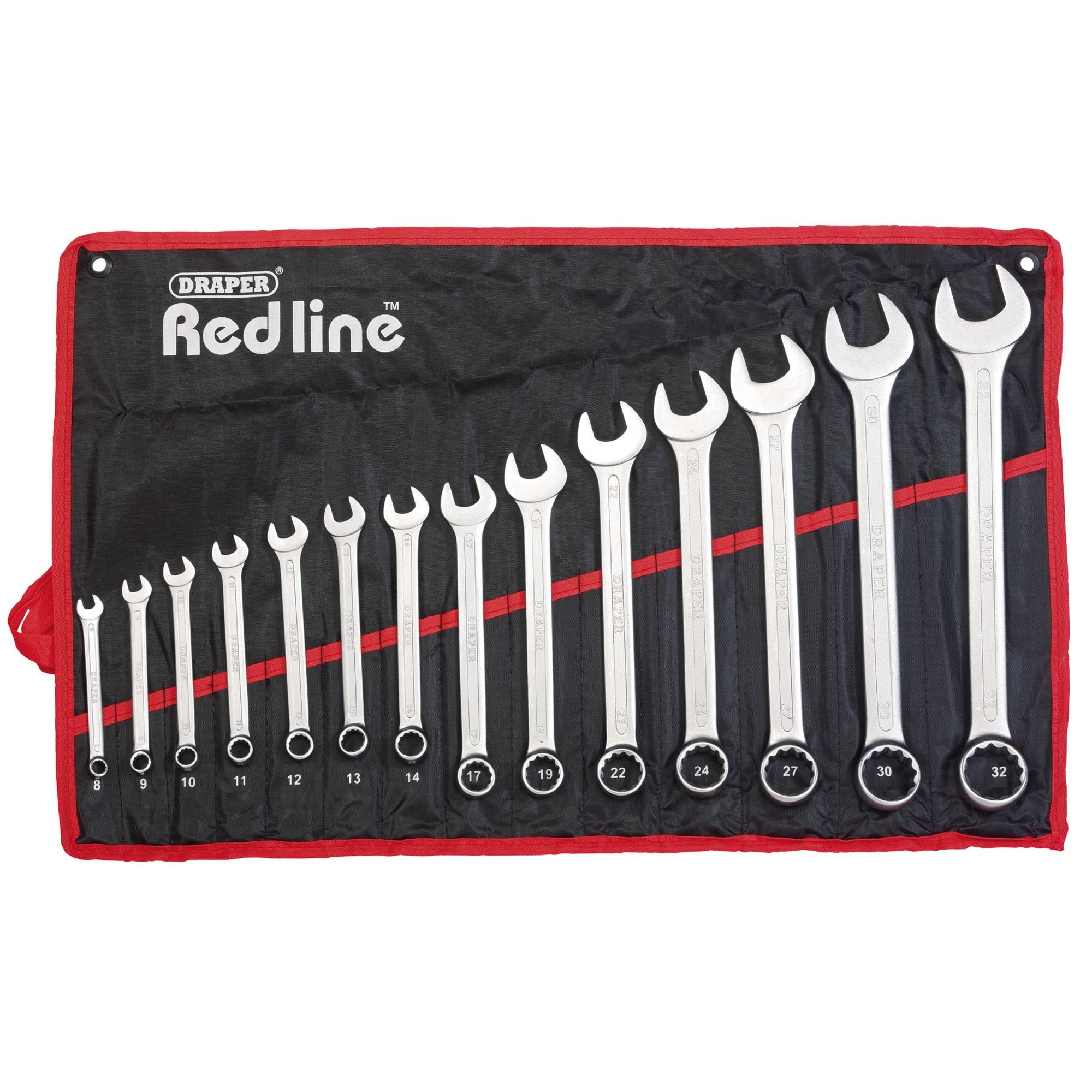 Draper-Redline®-Metric-Combination-Spanner-Set-(14-Piece)