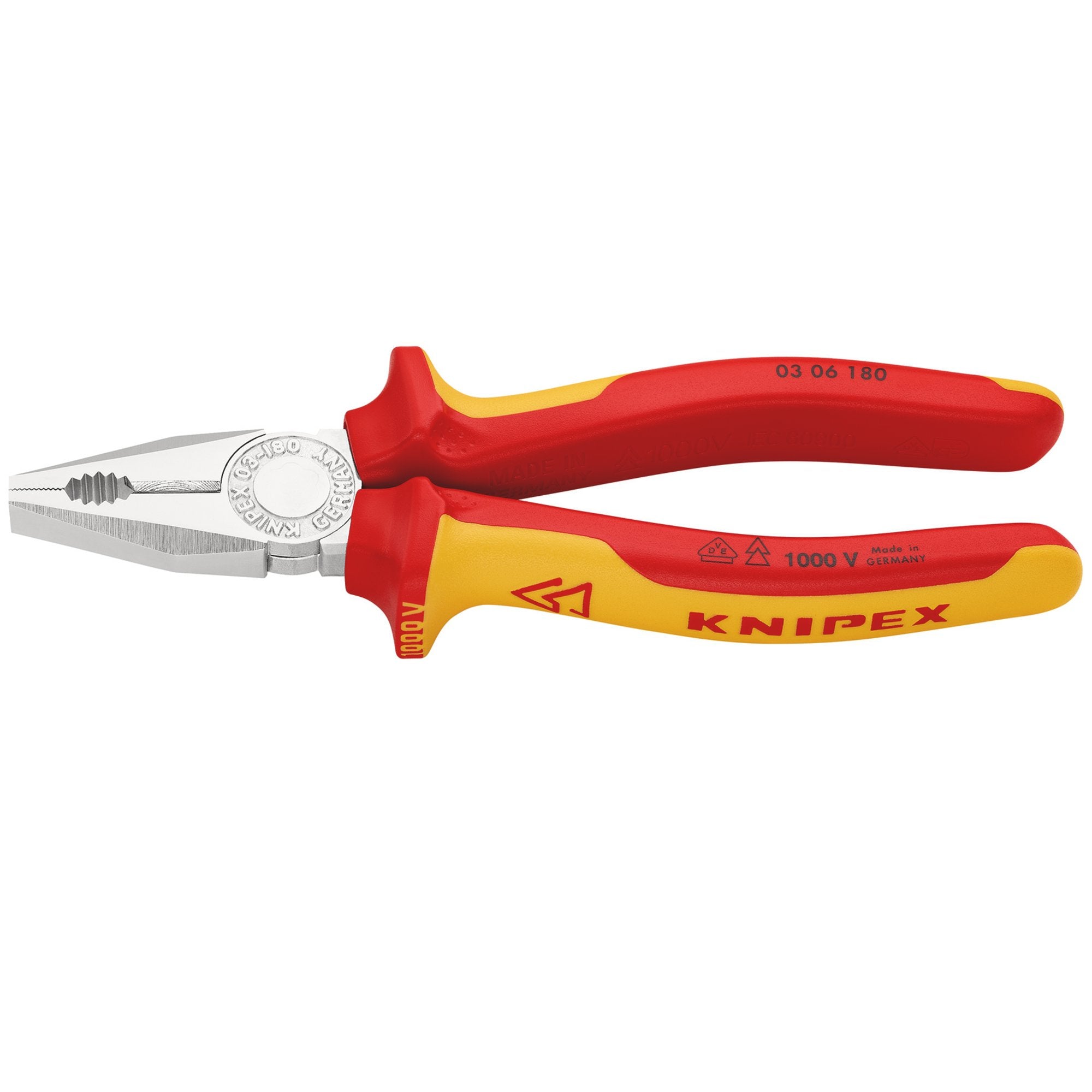 KNIPEX-03-06-180-VDE-Combination-Pliers,-180mm