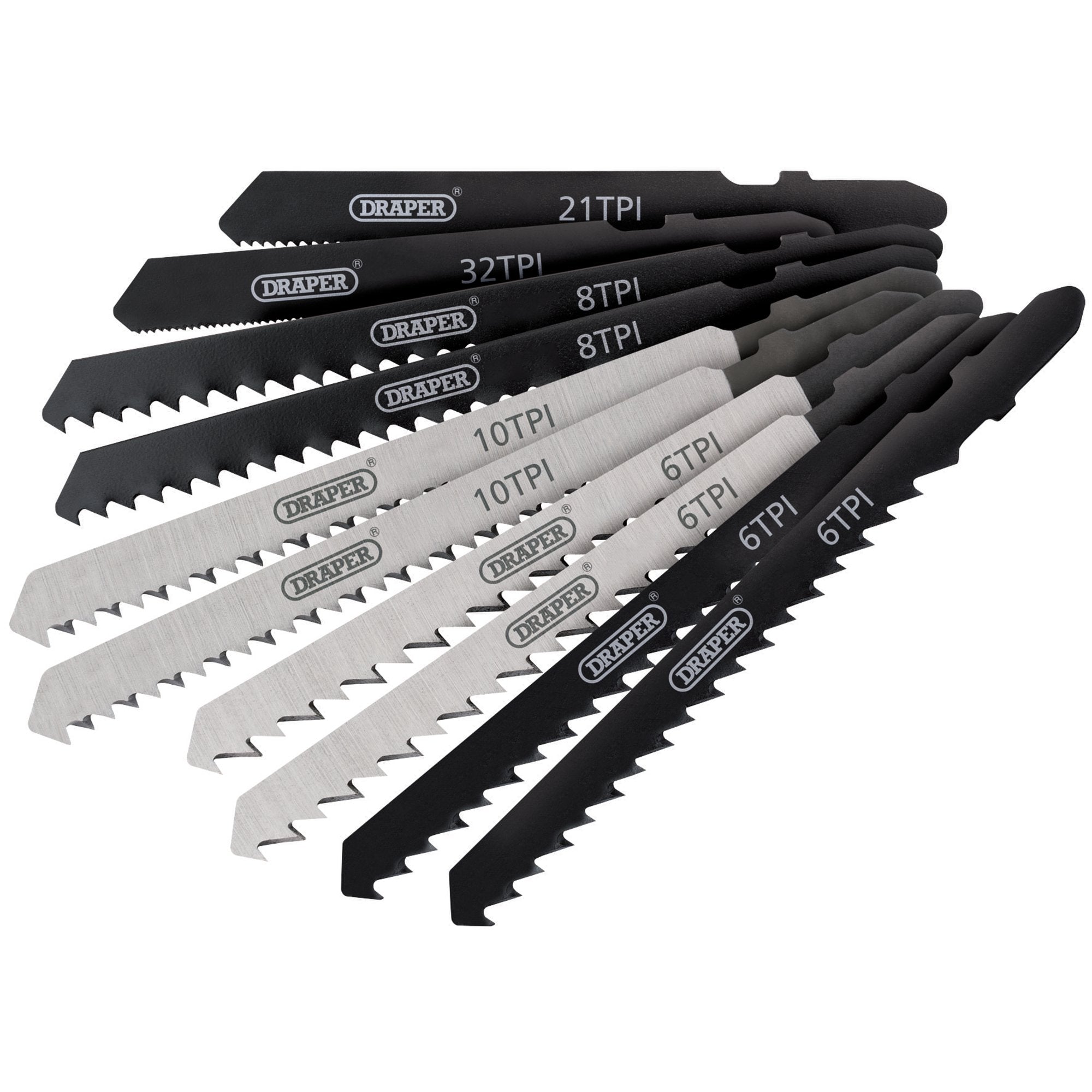 Assorted-HSS-&-HCS-Jigsaw-Blade-Set-(10-Piece)