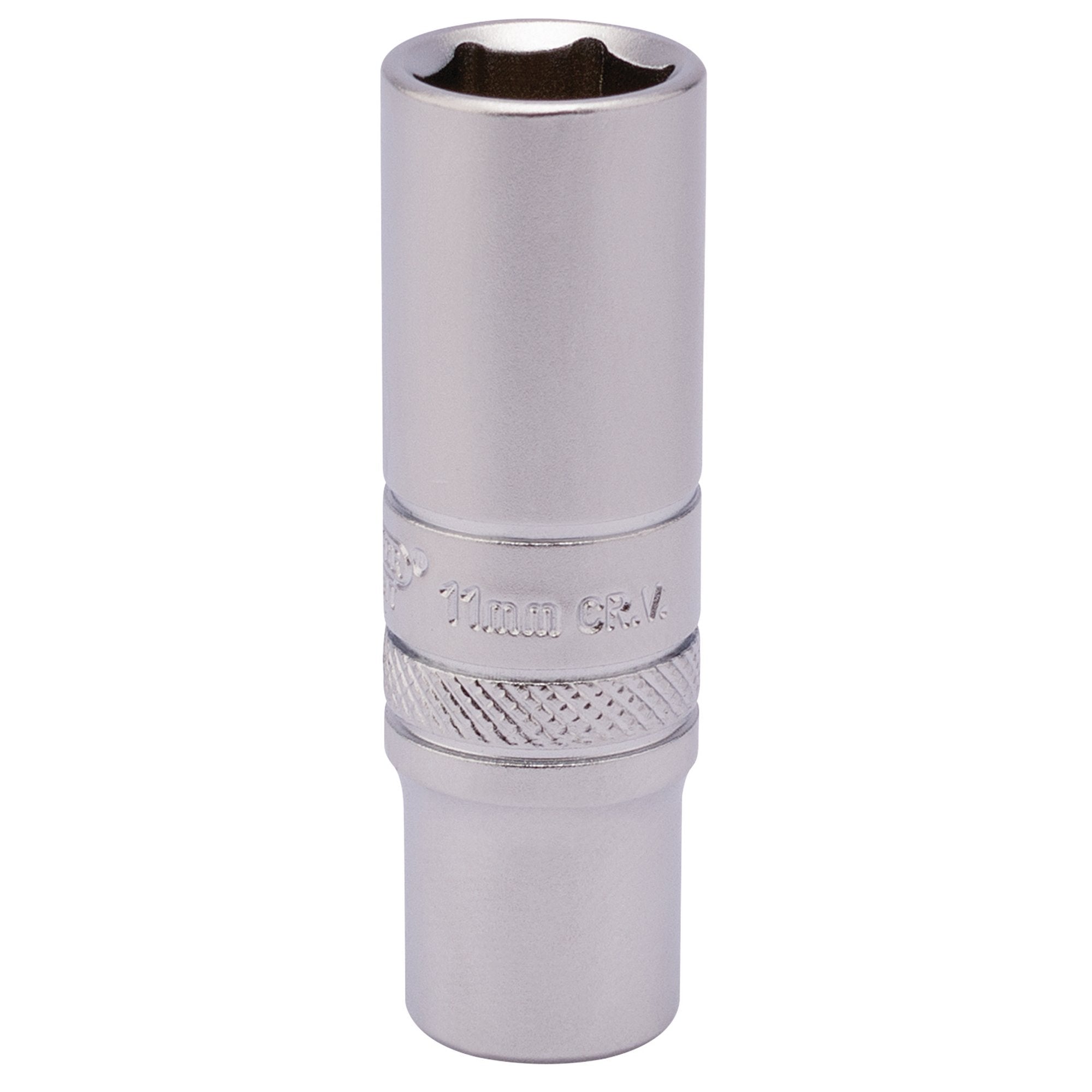 6-Point-Deep-Socket,-1/4"-Sq.-Dr.,-11mm