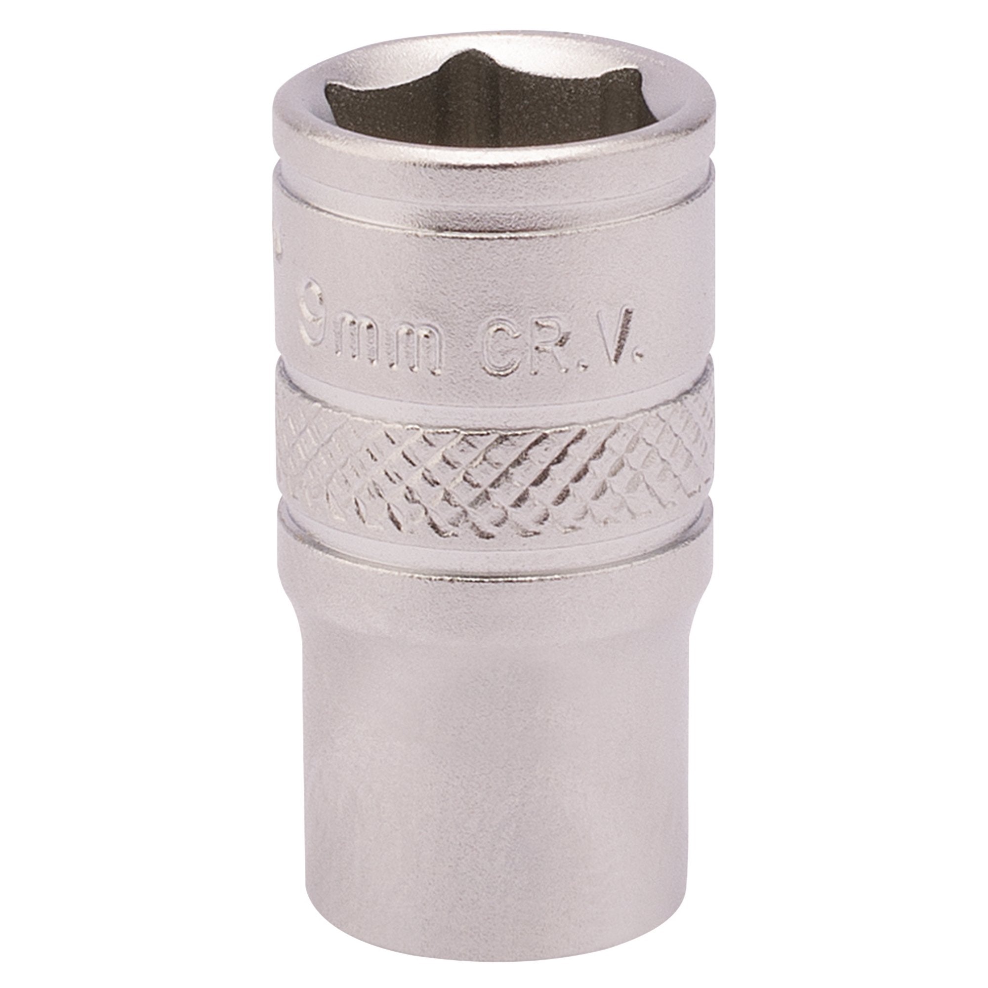 Socket,-1/4"-Sq.-Dr.,-9mm