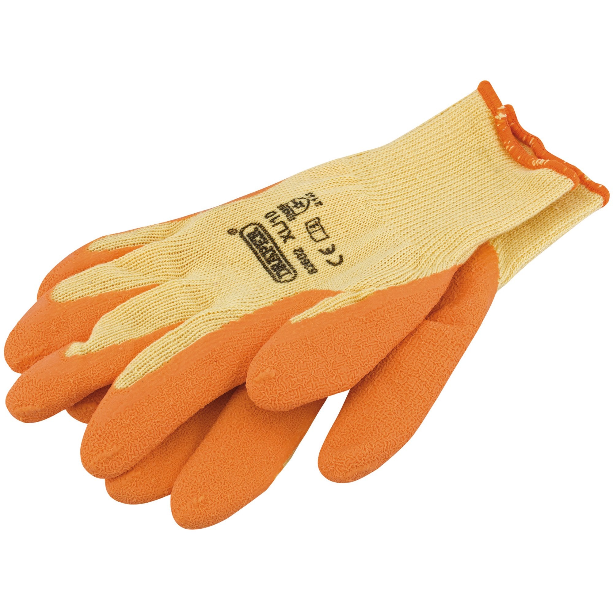 Heavy-Duty-Latex-Coated-Work-Gloves,-Extra-Large,-Orange