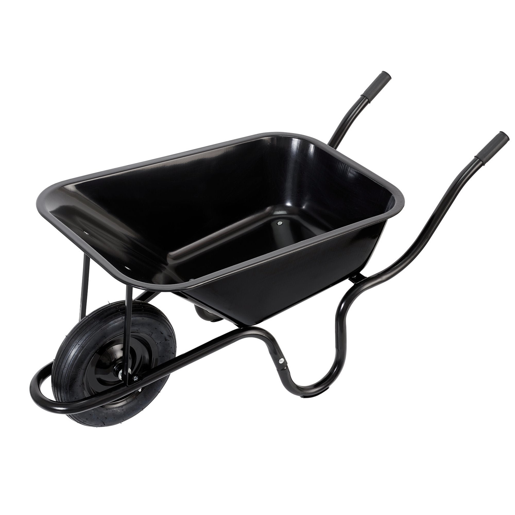 Metal-Tray-Contractors-Wheelbarrow,-85L