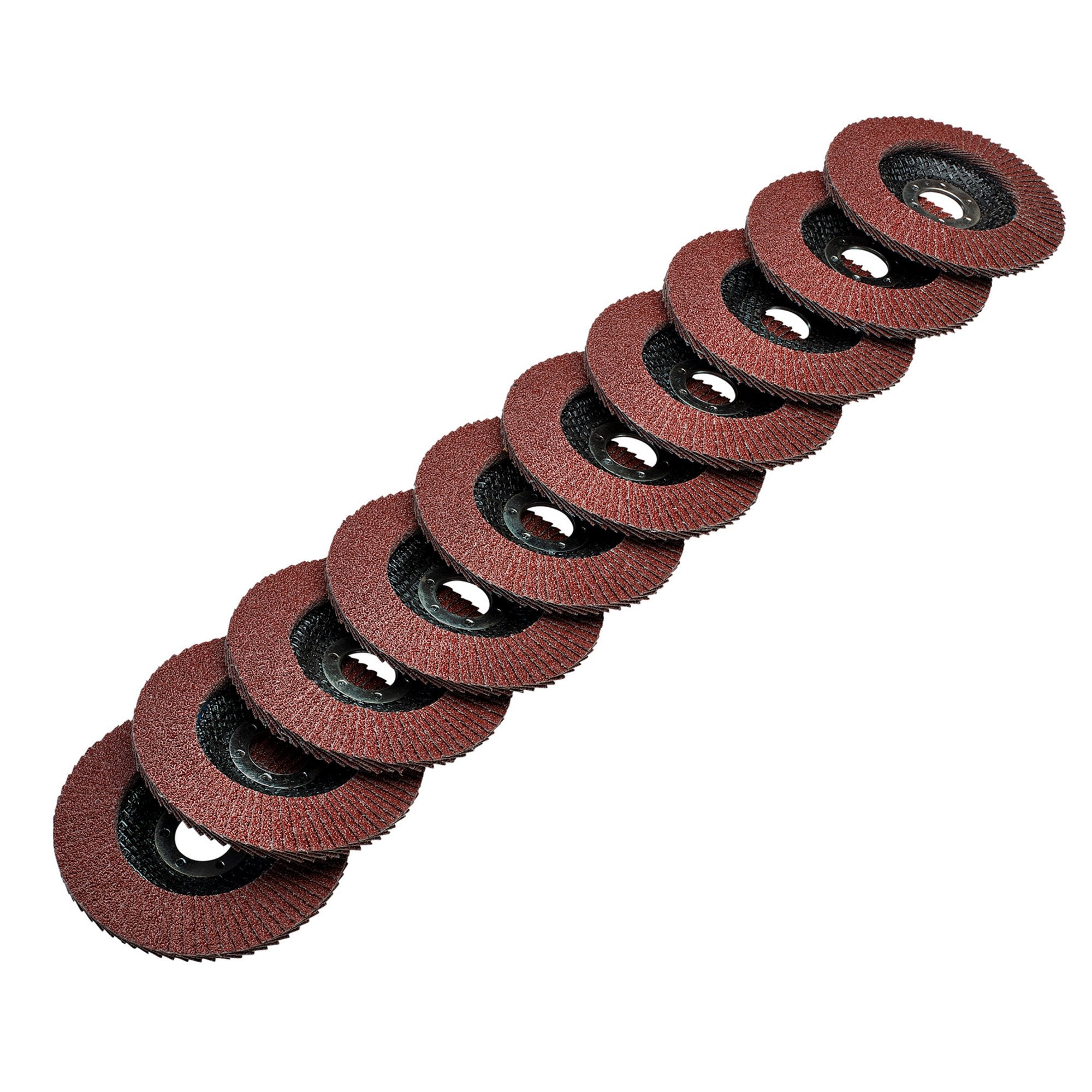 Aluminium-Oxide-Flap-Discs,-115-x-22.23mm,-40-Grit-(Pack-of-10)