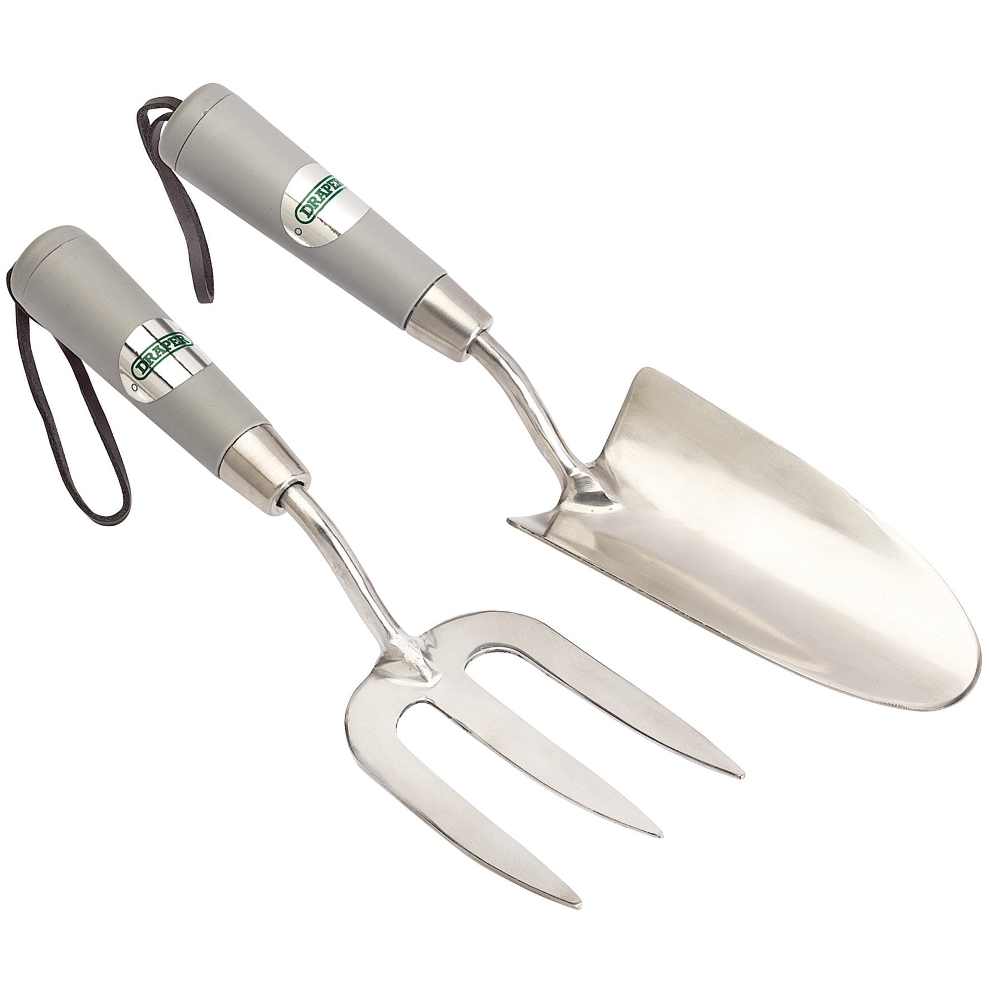 Stainless-Steel-Hand-Fork-and-Trowel-Set-(2-Piece)