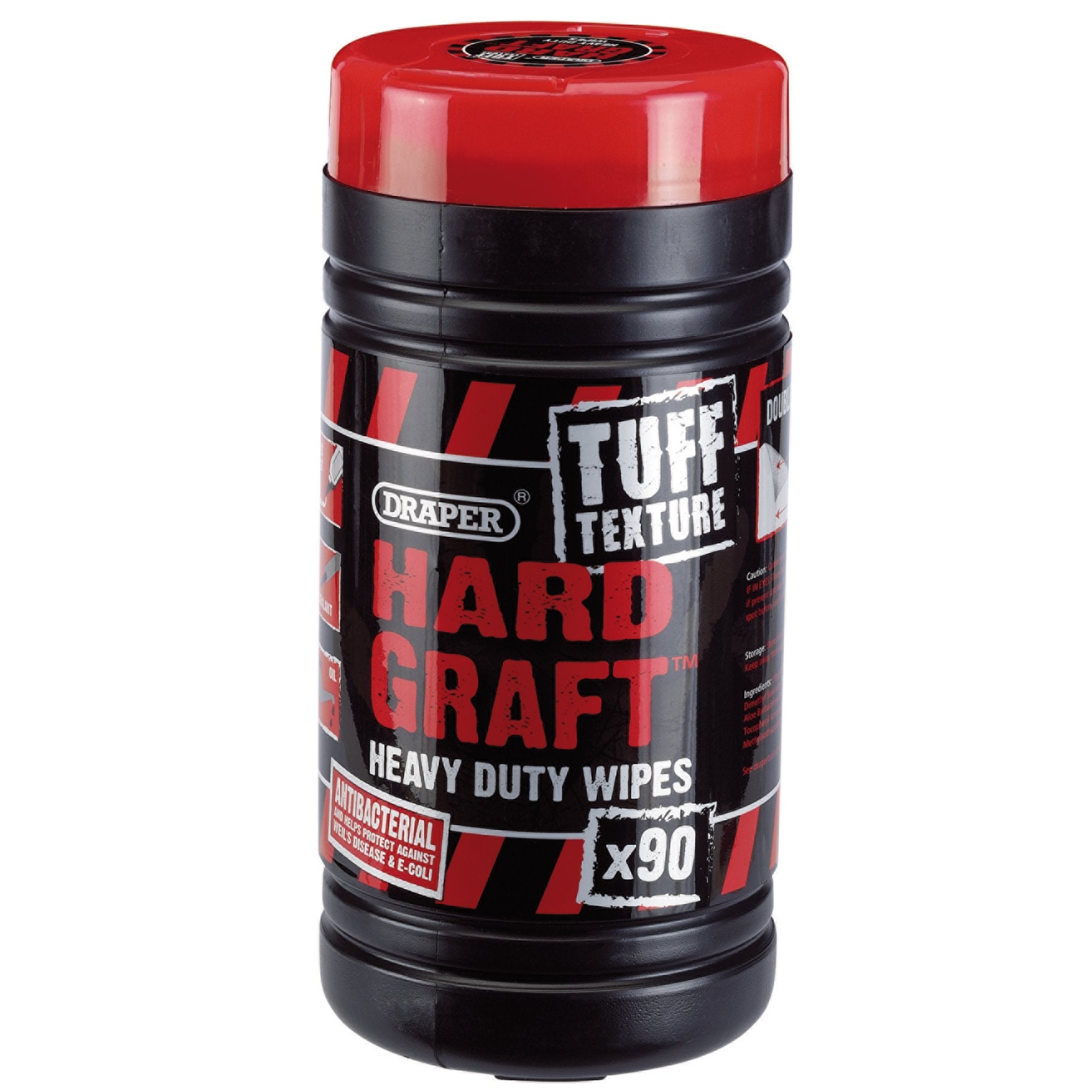 Draper-Hard-Graft-Tuff-Texture-Heavy-Duty-Wipes-(Tub-of-90)