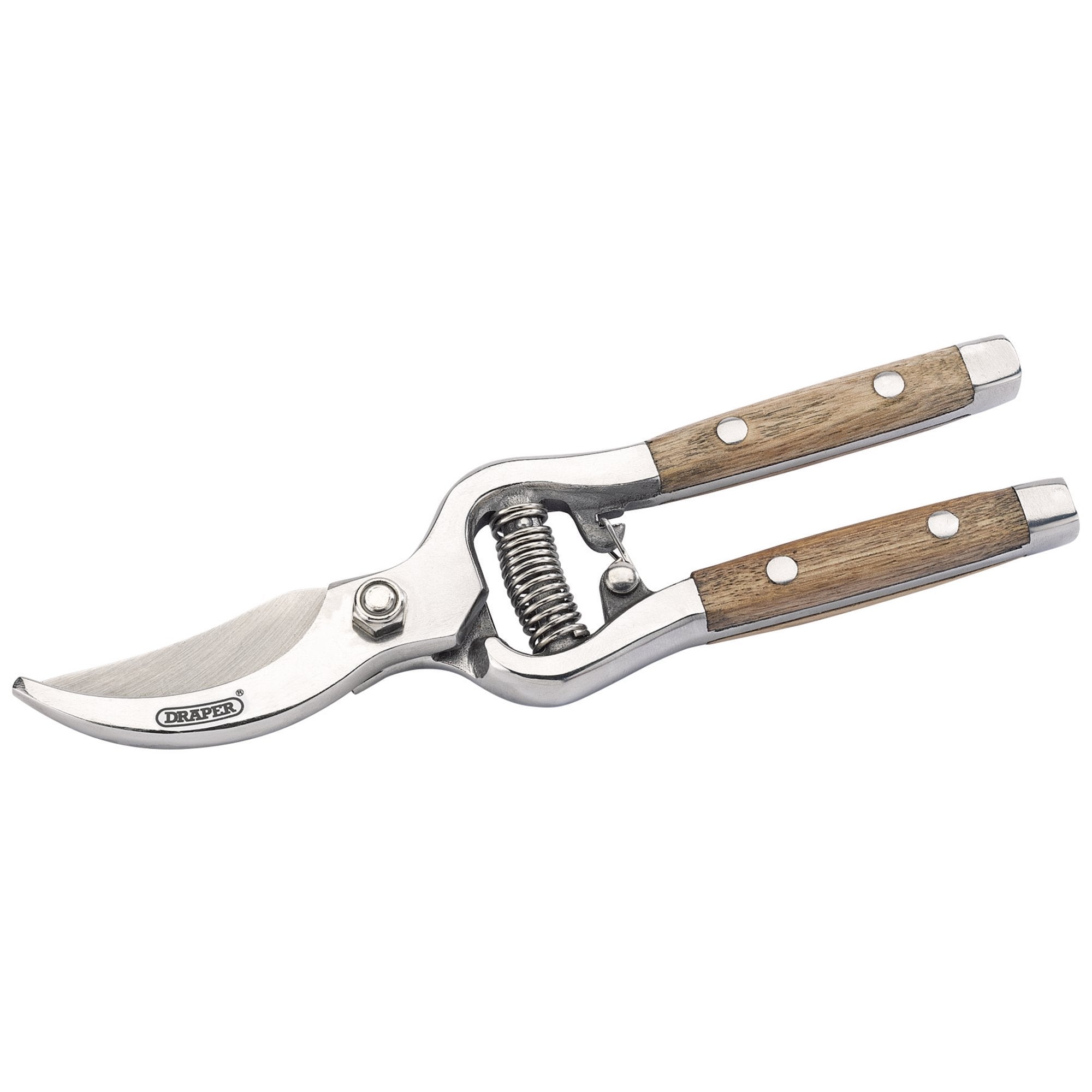 Bypass-Secateurs-with-Ash-Handles,-210mm