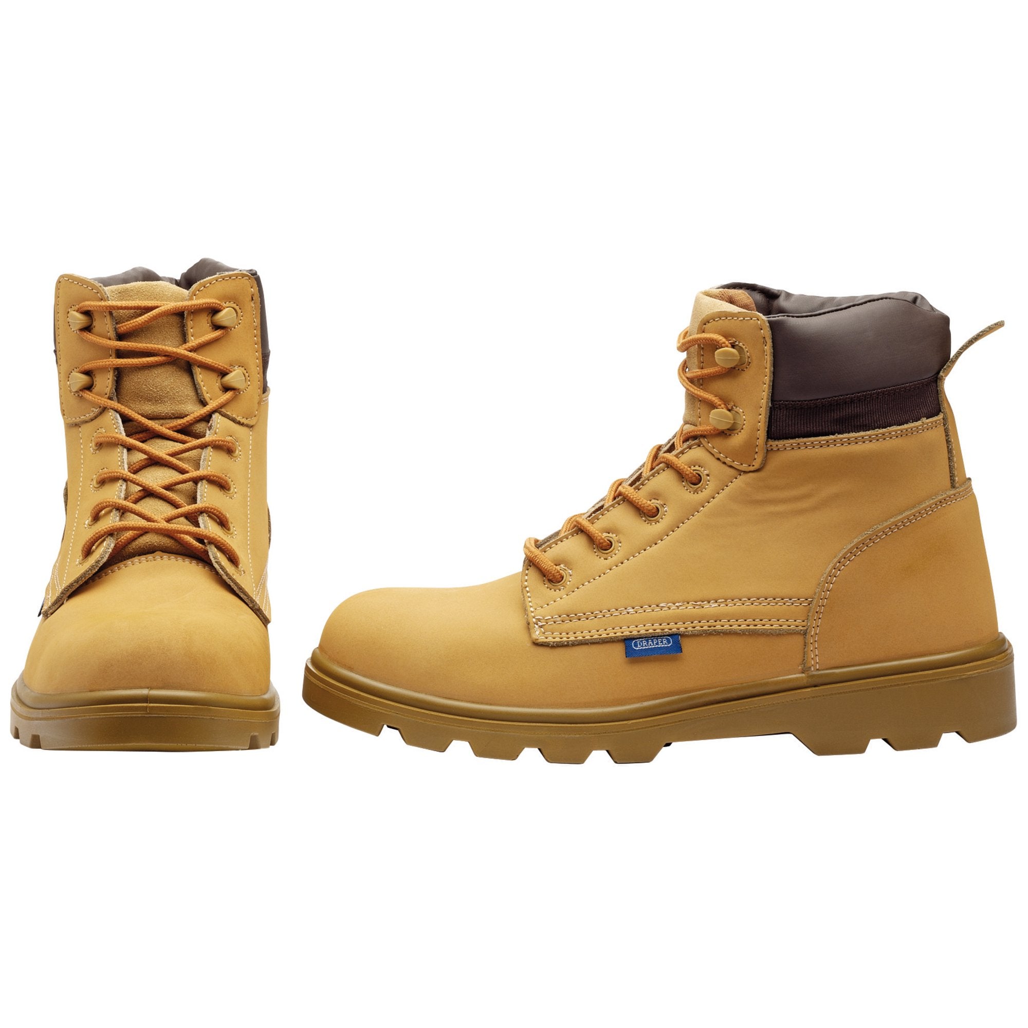 Nubuck-Style-Safety-Boots,-Size-10,-S1-P-SRC