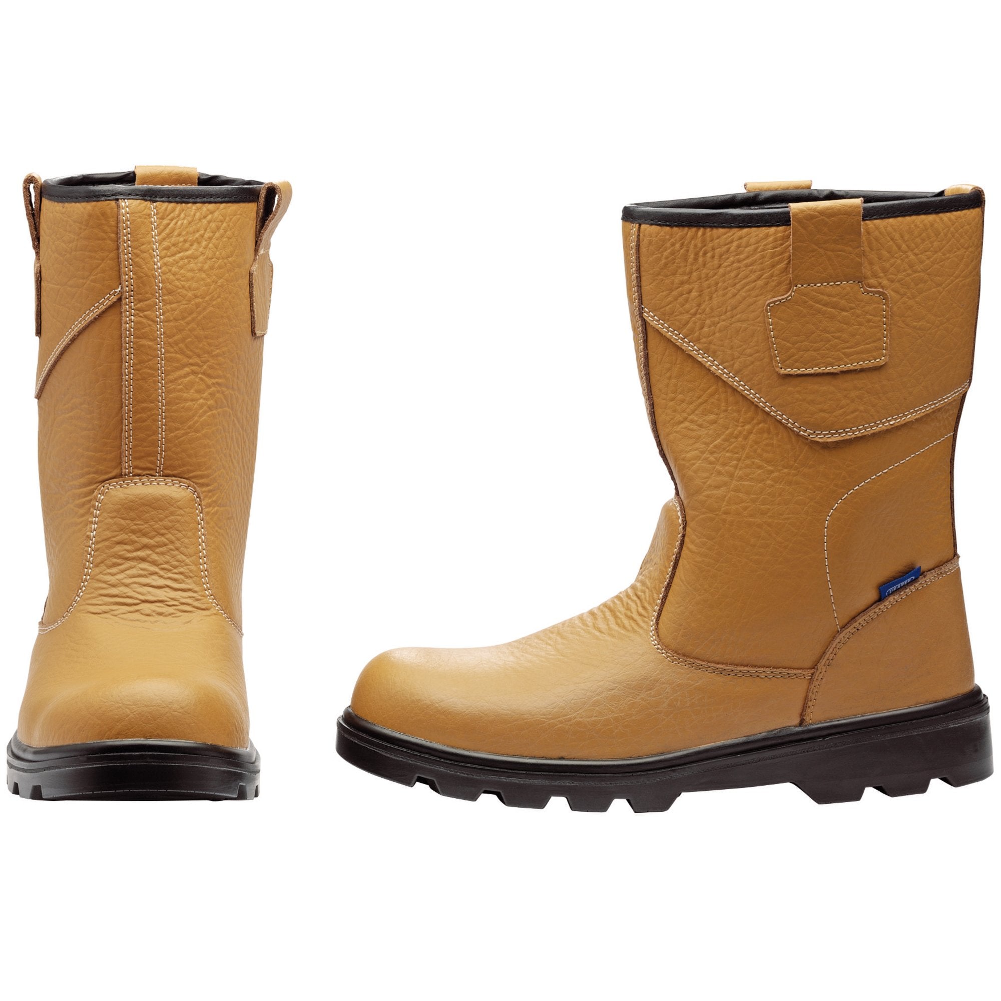 Rigger-Style-Safety-Boots,-Size-10