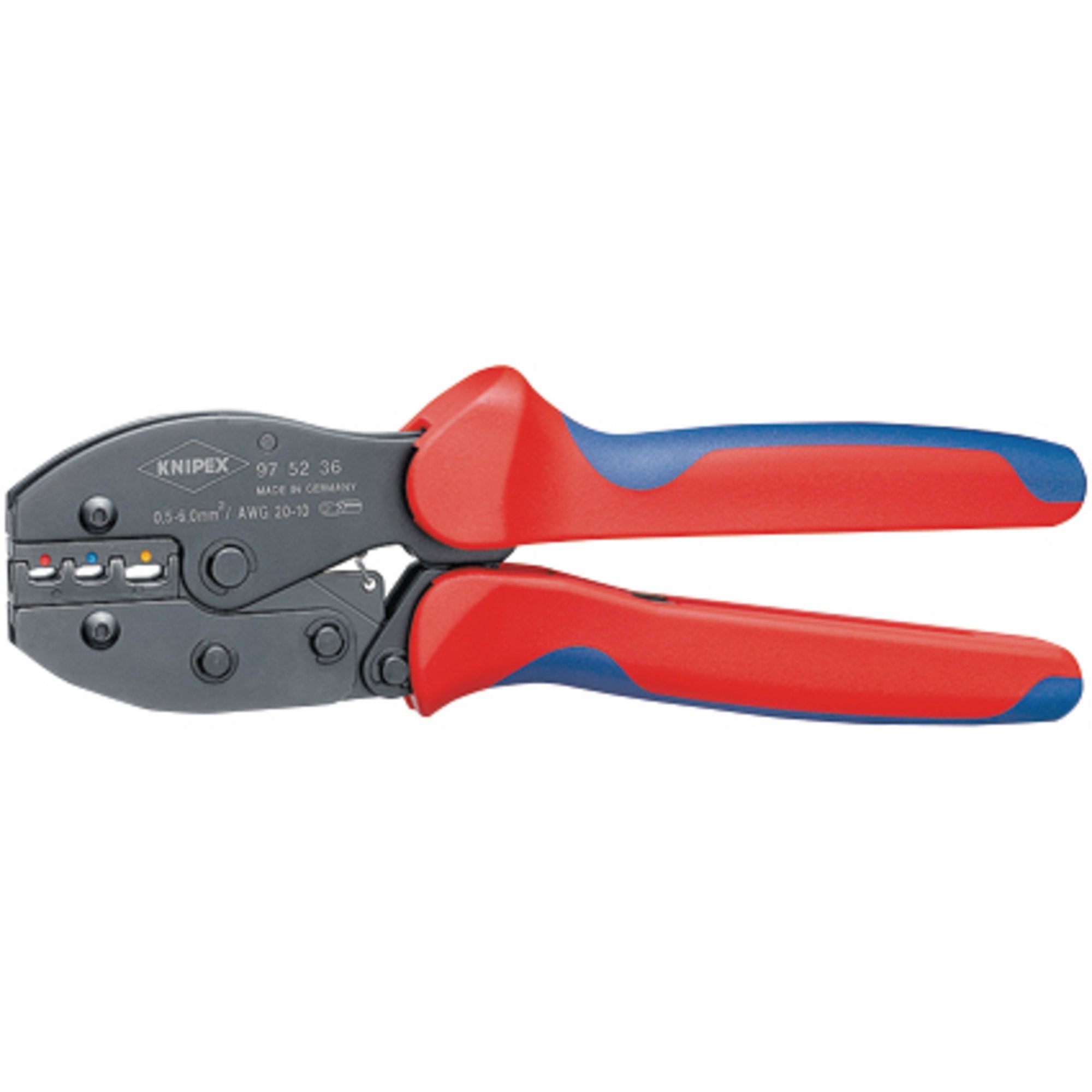 KNIPEX-97-52-36SB-Preciforce-Crimping-Pliers,-0.5---6.0mm,-220mm