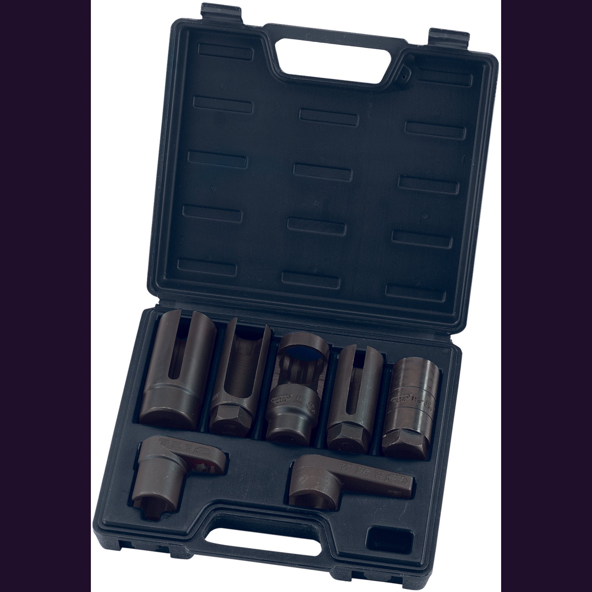 Draper-Expert-Lambda/Oxygen-Sensor-Socket-Set,-3/8",-1/2"-Sq.-Dr.-(7-Piece)