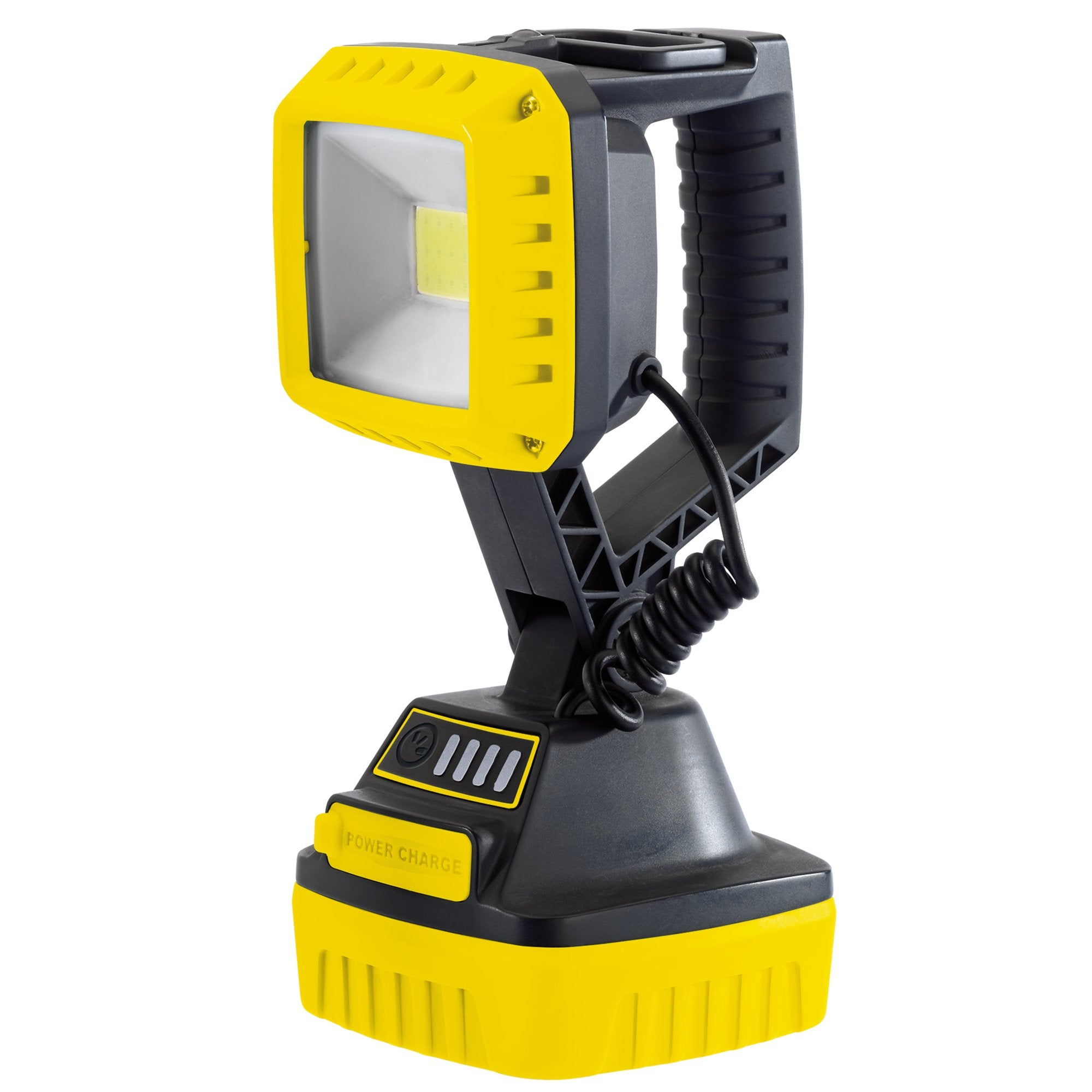 COB-LED-Rechargeable-Work-Light,-10W,-1,000-Lumens,-Yellow,-2-x-2.2Ah-Batteries
