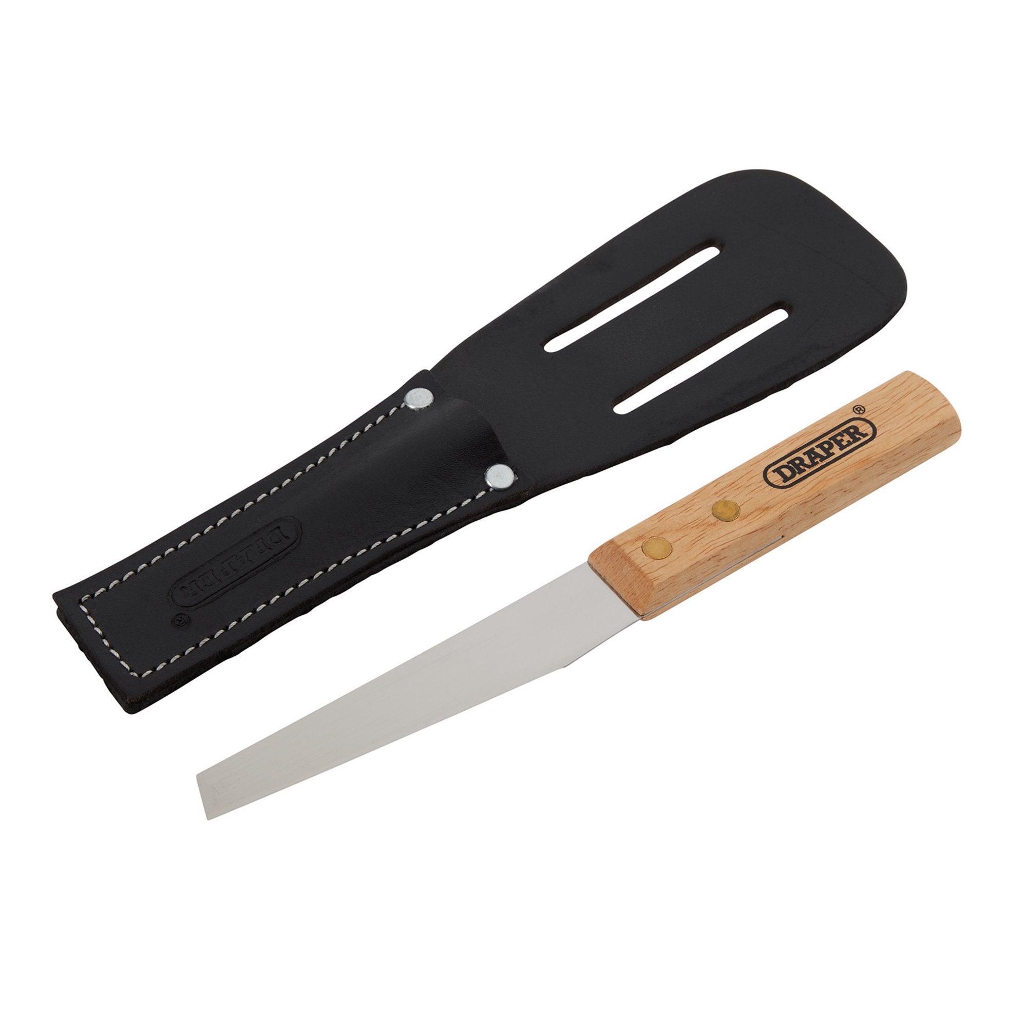 Shoe-or-Leather-Knife-with-Belt-Holster,-115mm