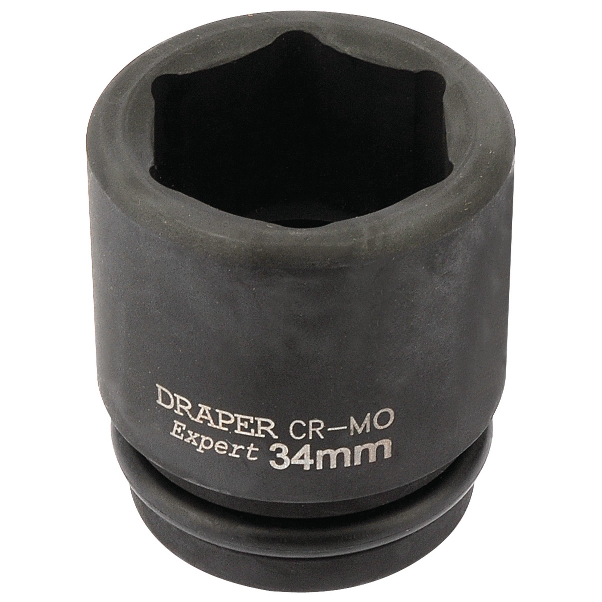 Draper-Expert-HI-TORQ®-6-Point-Impact-Socket,-3/4"-Sq.-Dr.,-34mm