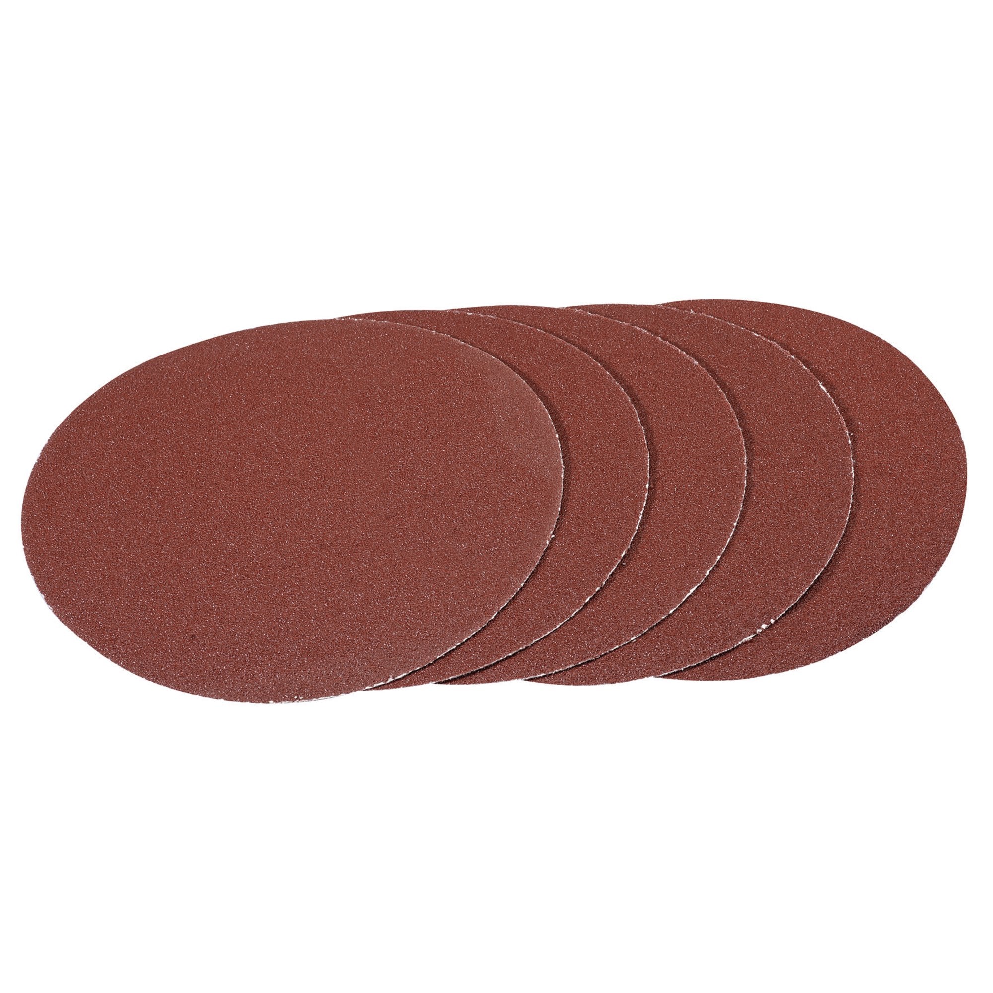 Hook-and-Loop-Aluminium-Oxide-Sanding-Discs,-180mm,-60-Grit-(Pack-of-5)