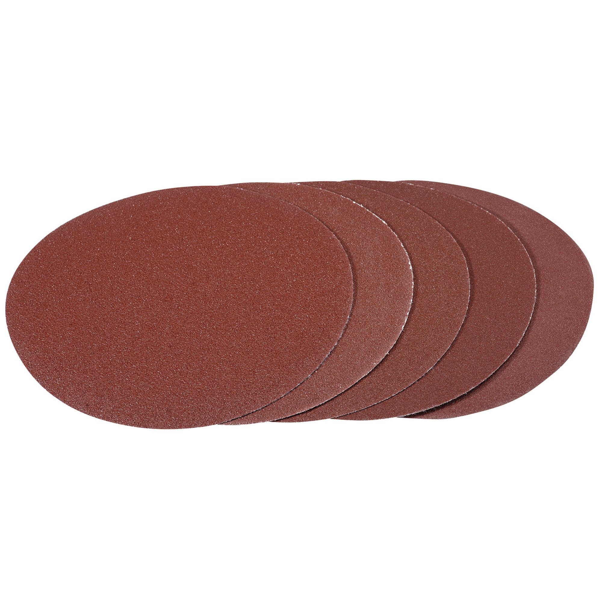 Hook-and-Loop-Aluminium-Oxide-Sanding-Discs,-180mm,-Assorted-Grit-(Pack-of-5)