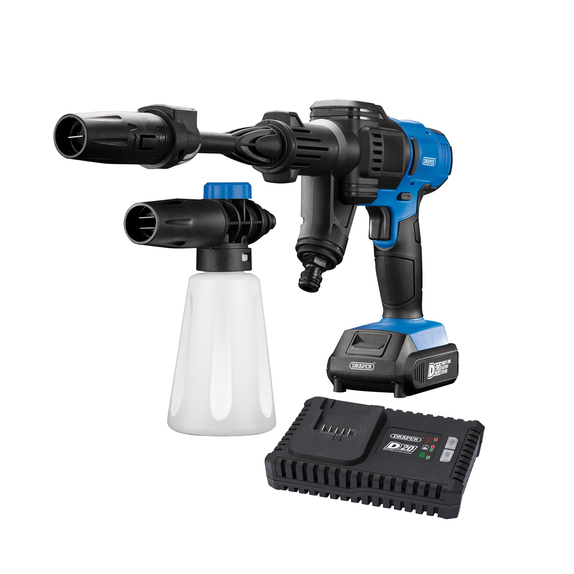 D20-20V-Cordless-Pressure-Washer-Kit,-1-x-2.0Ah-Battery,-1-x-Fast-Charger