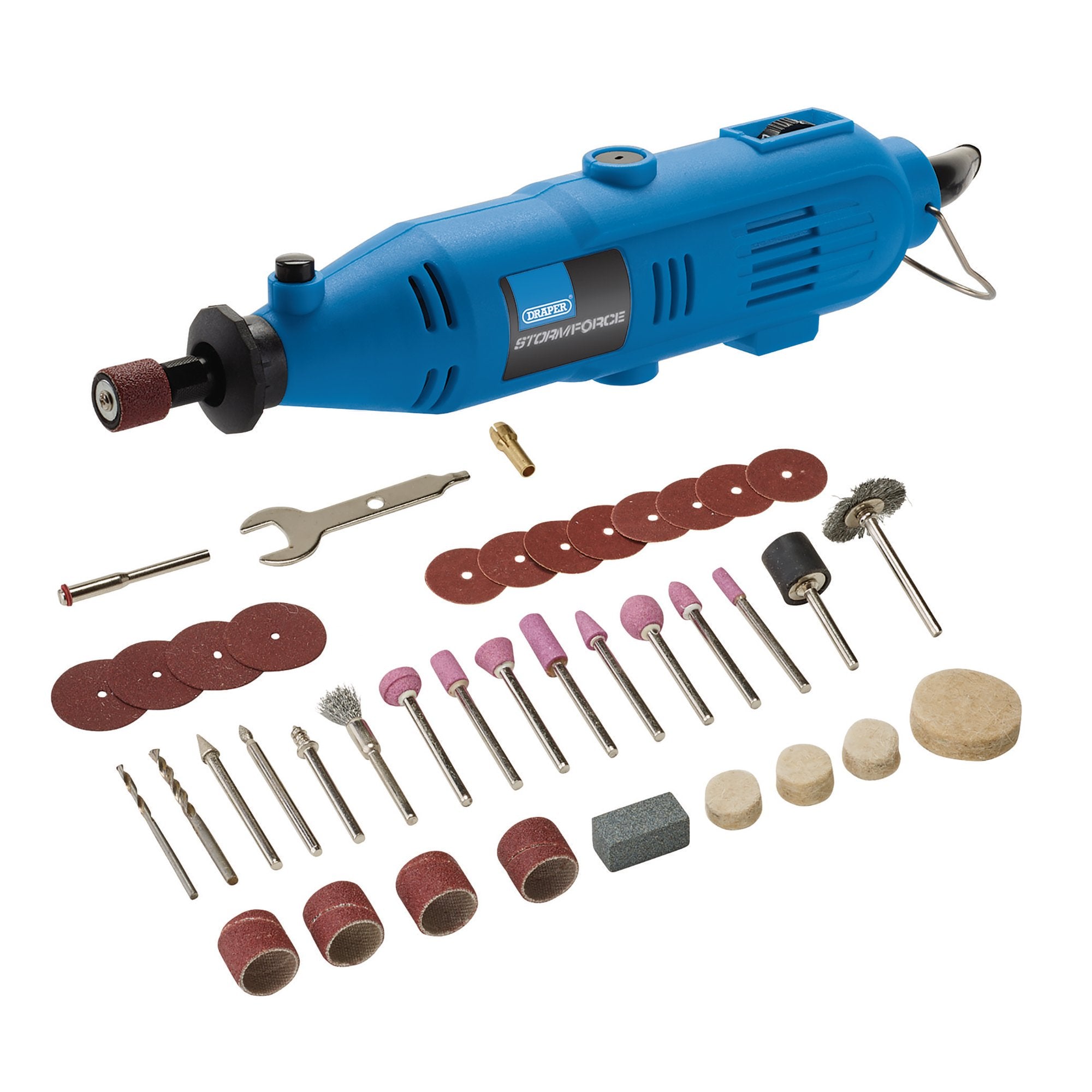 Draper-Storm-Force®-230V-Rotary-Multi-Tool-Kit,-135W-(40-Piece)