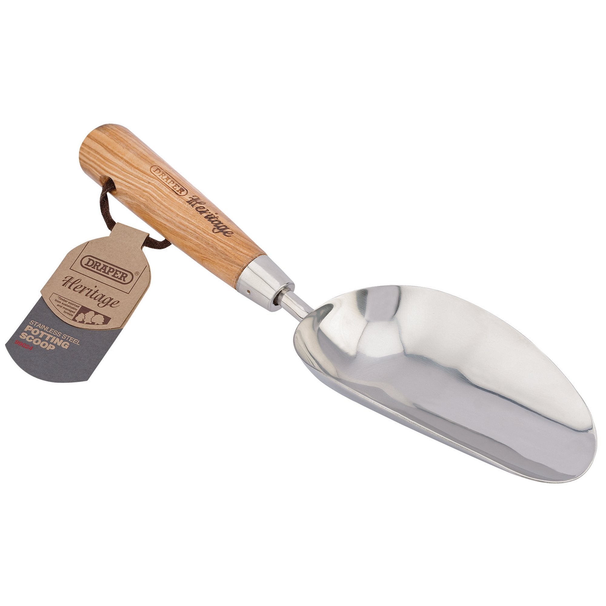 Draper-Heritage-Stainless-Steel-Hand-Potting-Scoop-with-Ash-Handle