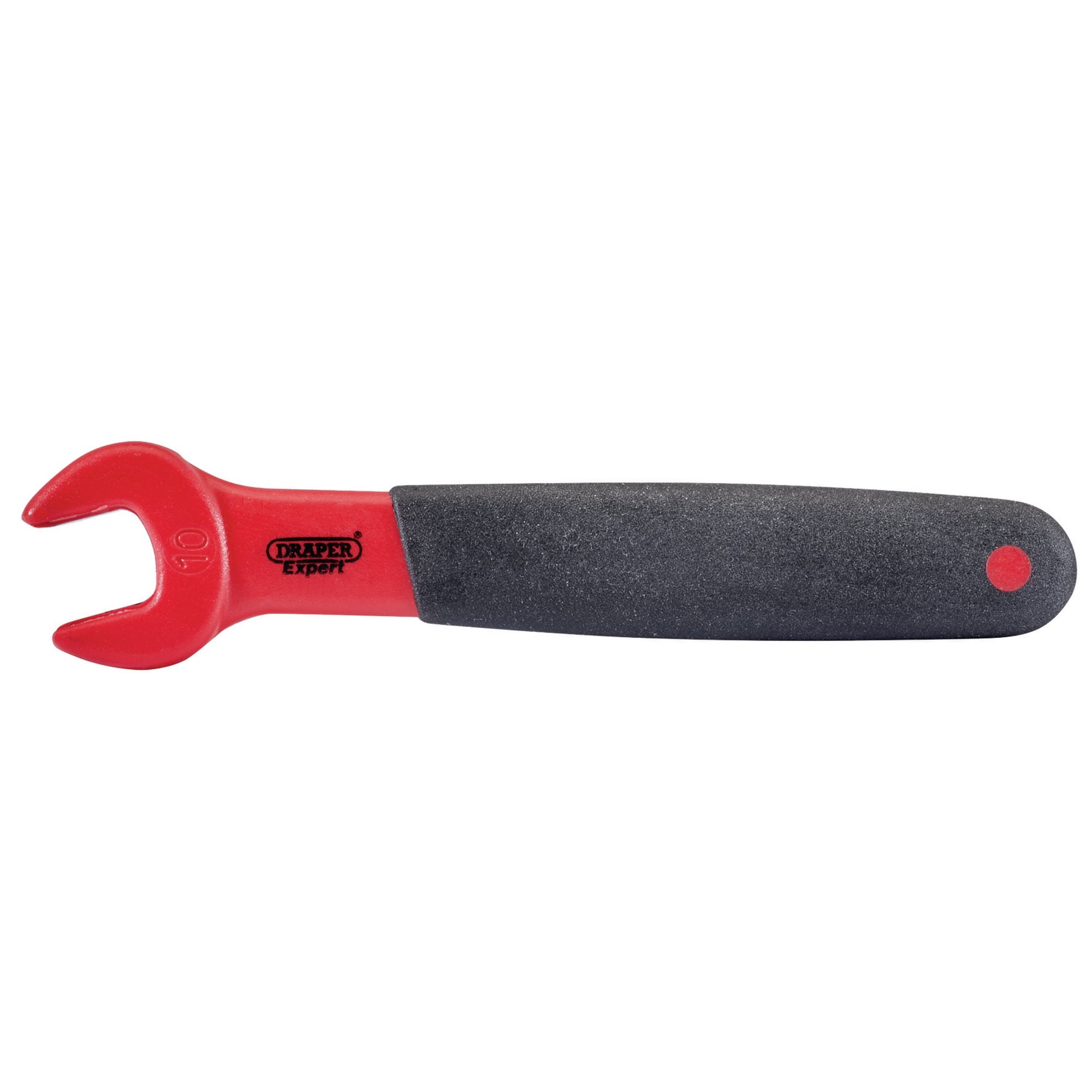 VDE-Approved-Fully-Insulated-Open-End-Spanner,-10mm