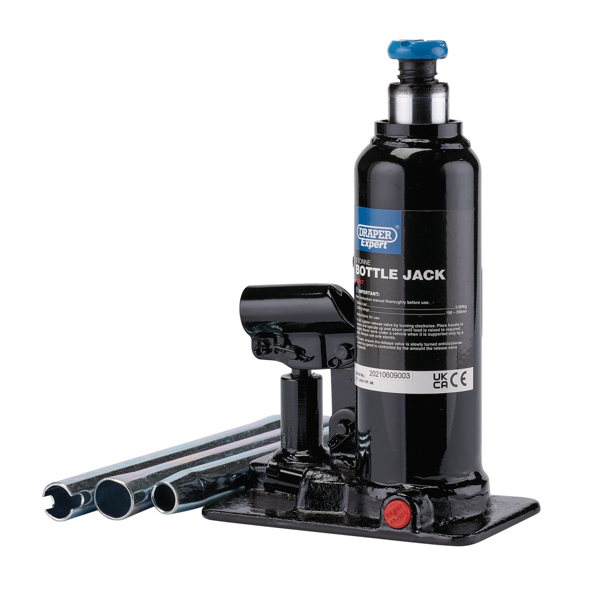 Draper-Expert-Hydraulic-Bottle-Jack,-5-Tonne